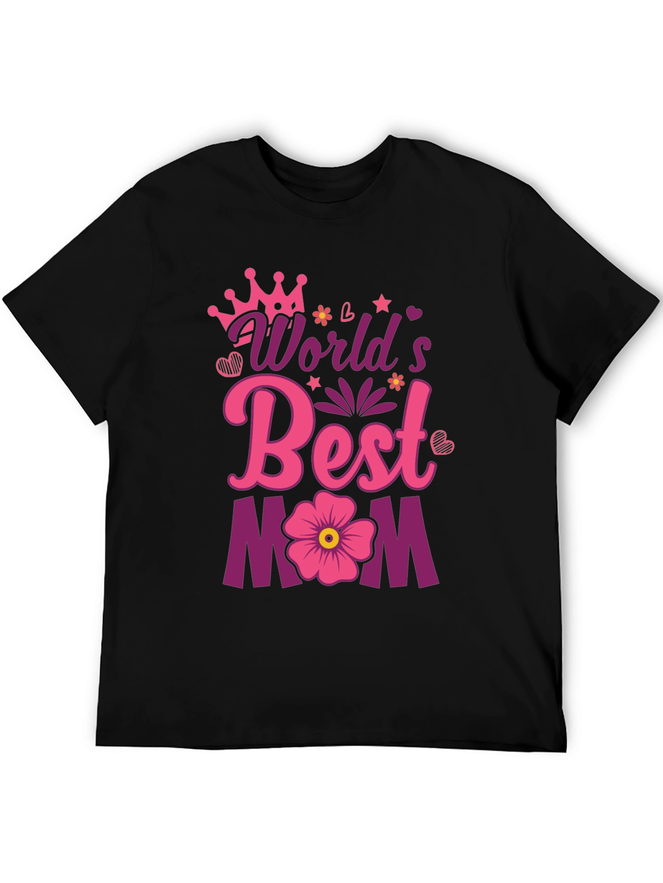 Worlds Best Mom T-Shirt: Cute Mothers Day Gift