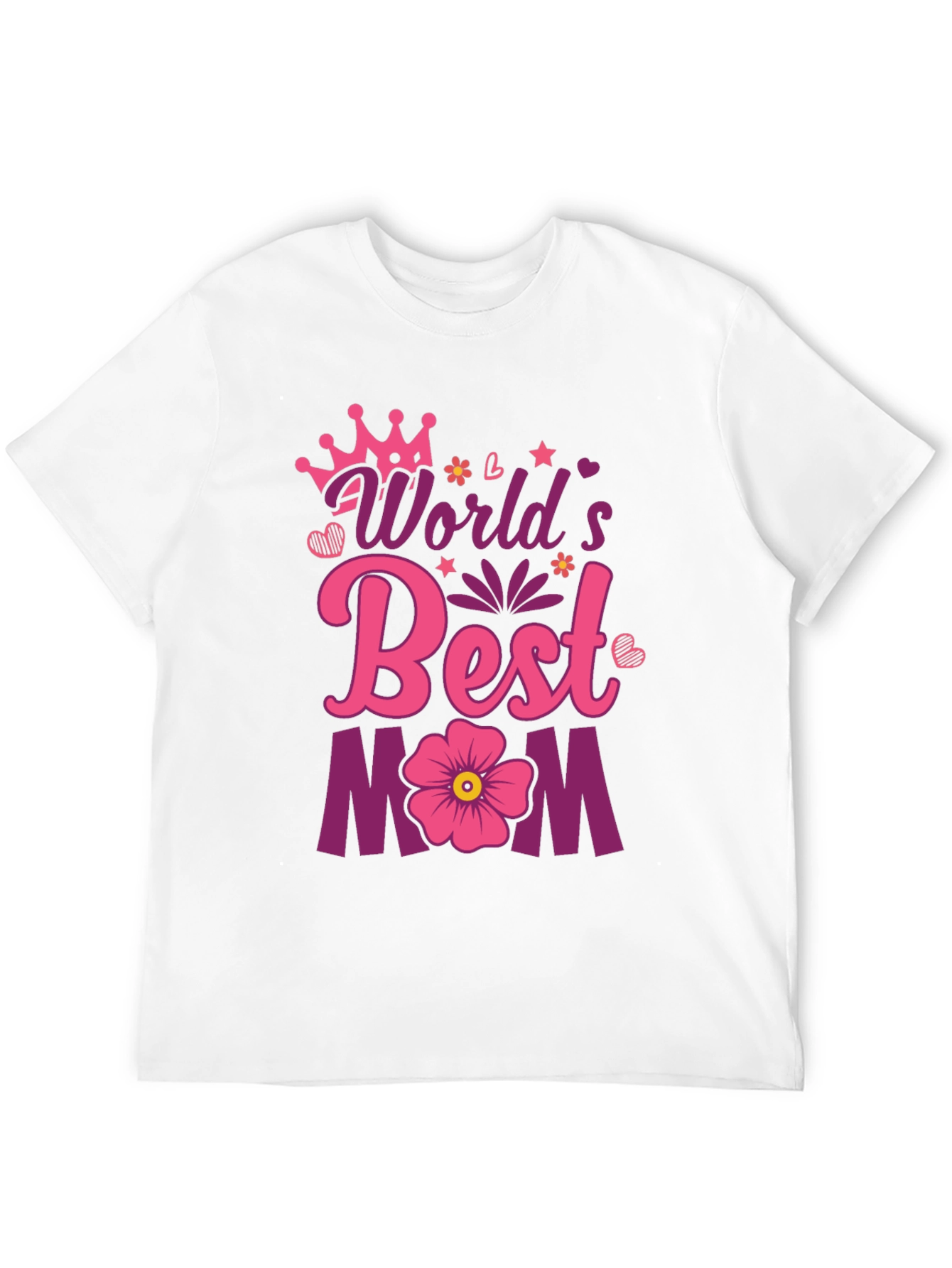Worlds Best Mom T-Shirt: Cute Mothers Day Gift