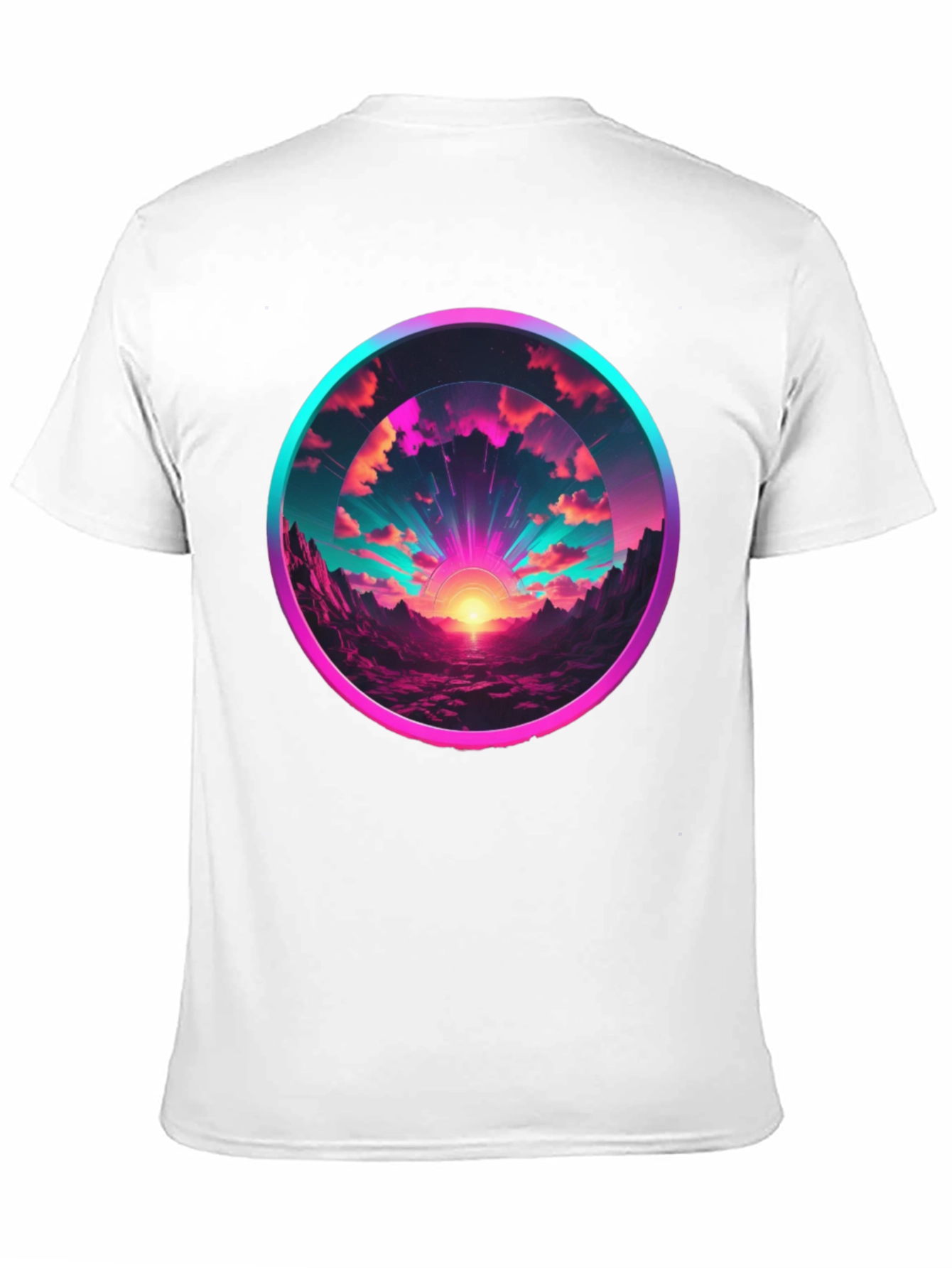 Vaporwave Sunset Graphic Tee