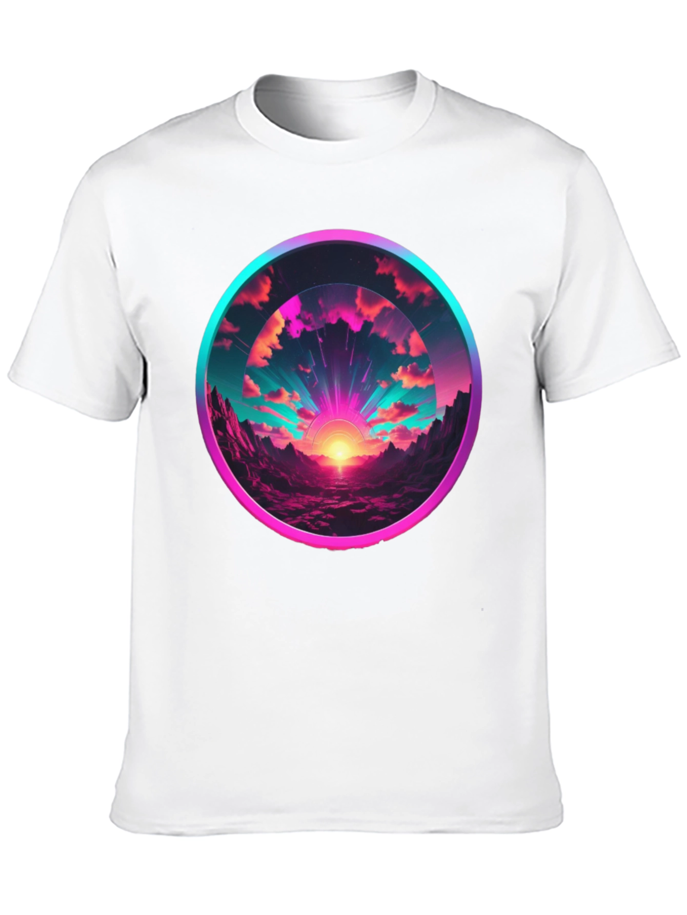 Vaporwave Sunset Graphic Tee