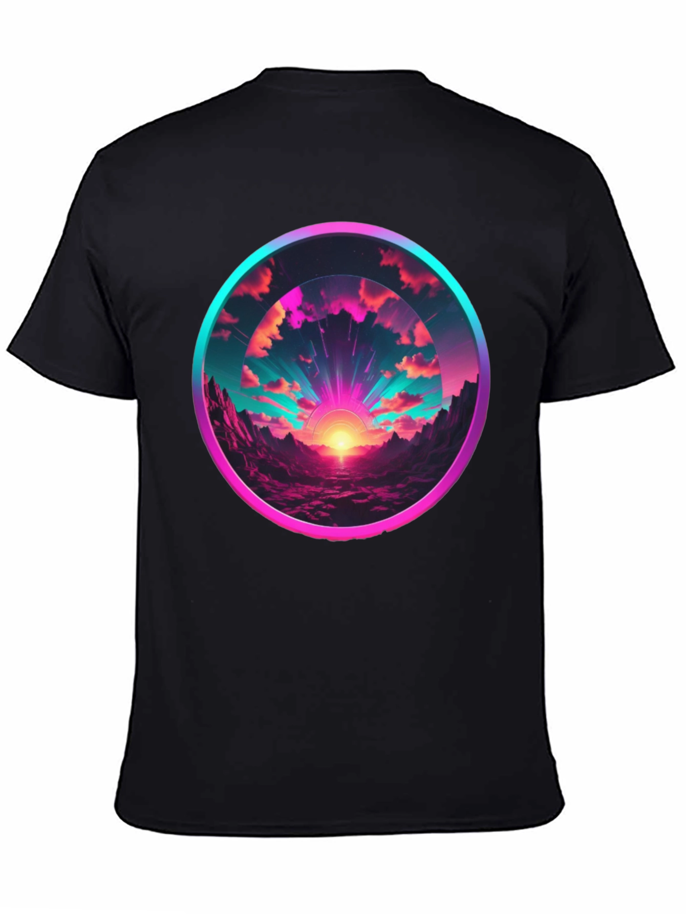 Vaporwave Sunset Graphic Tee