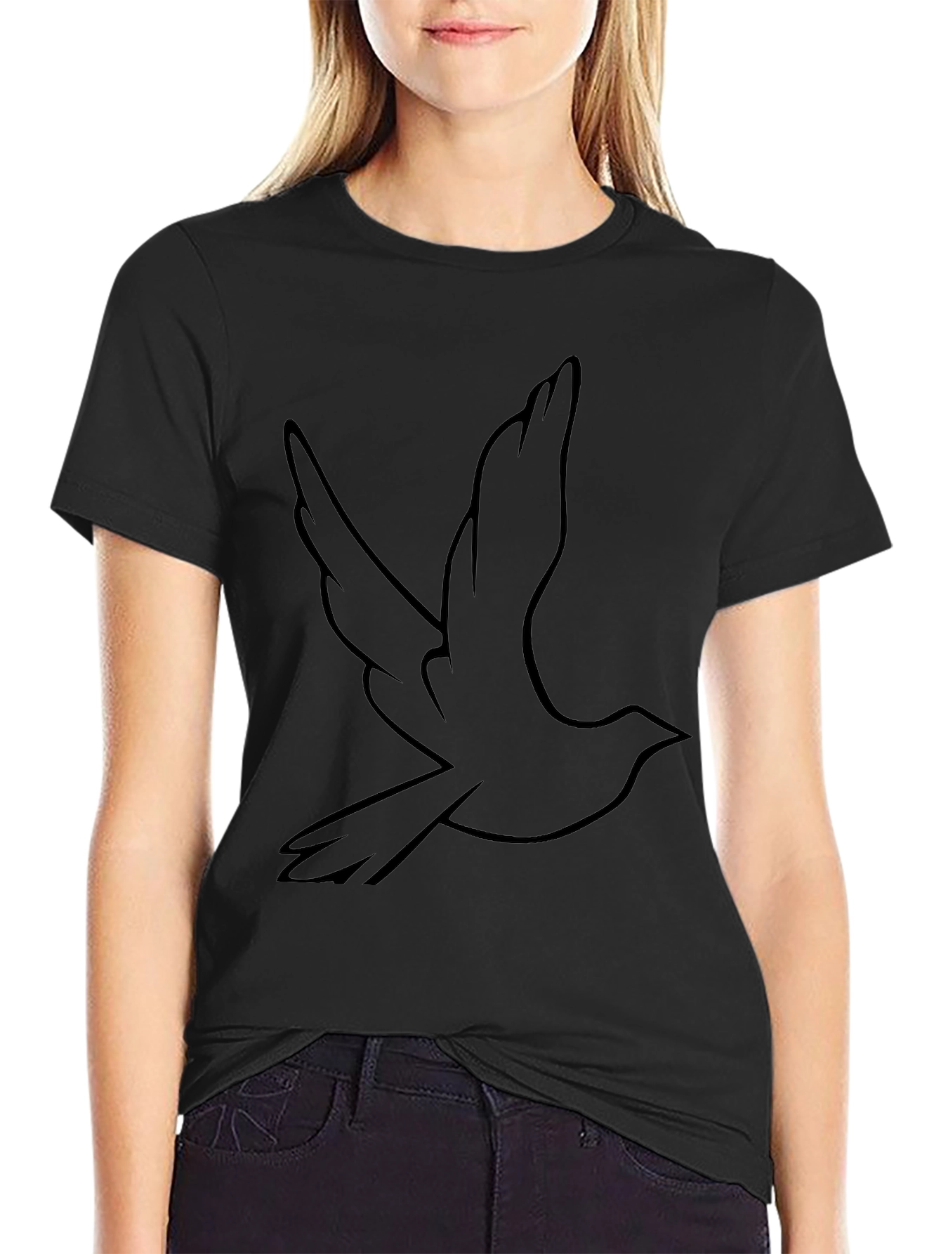 Black Dove Graphic T-Shirt