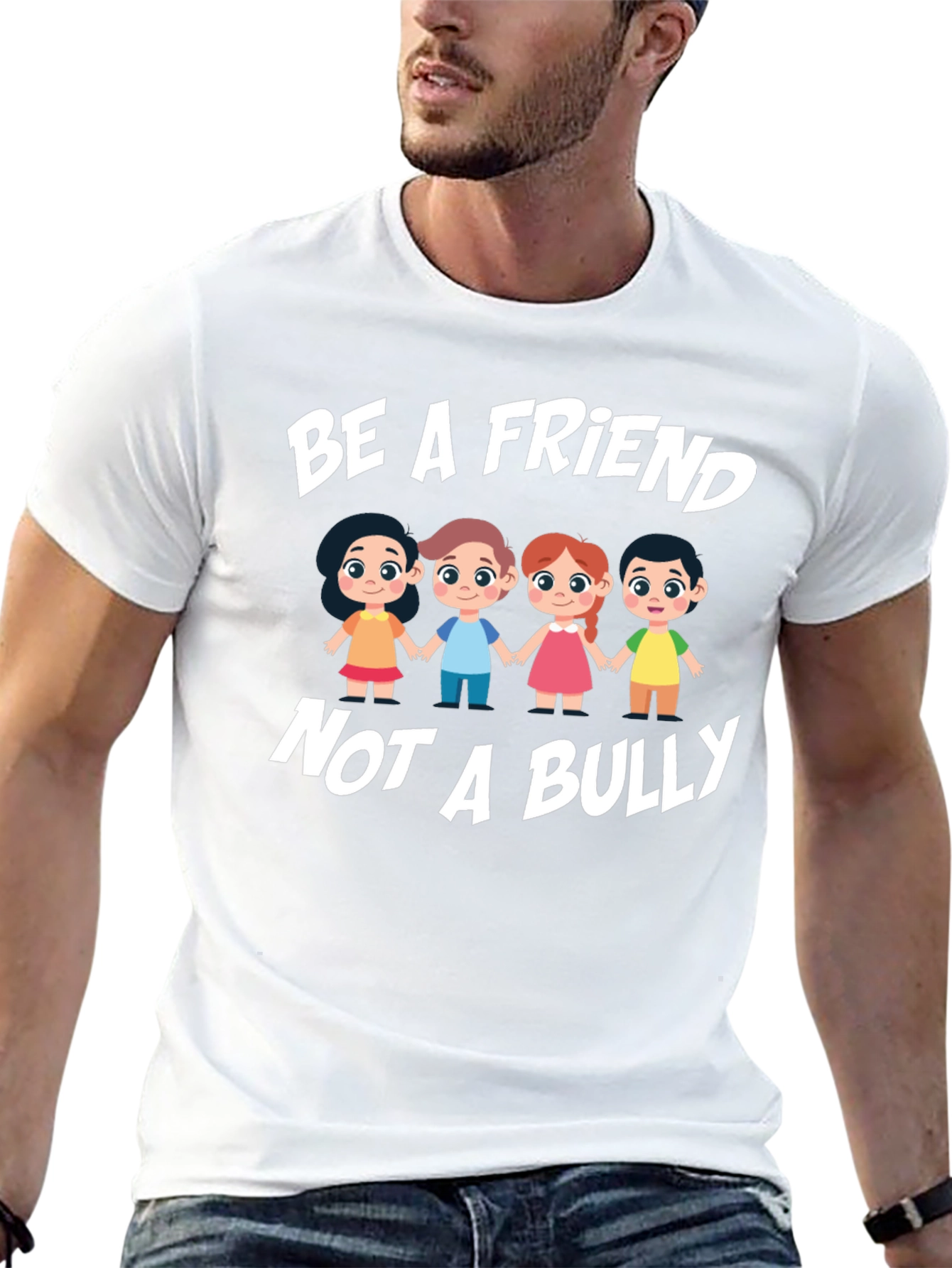 Be A Friend Not A Bully Graphic T-Shirt