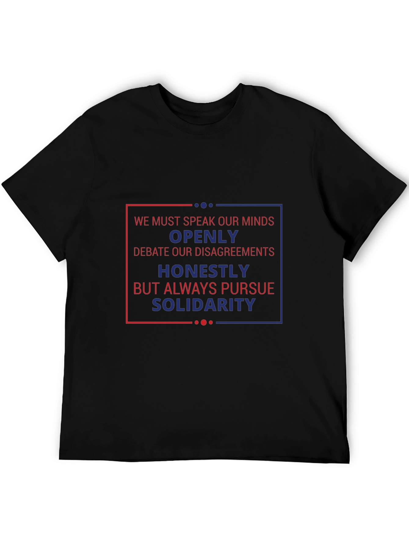 Speak Your Mind Graphic Tee - Black