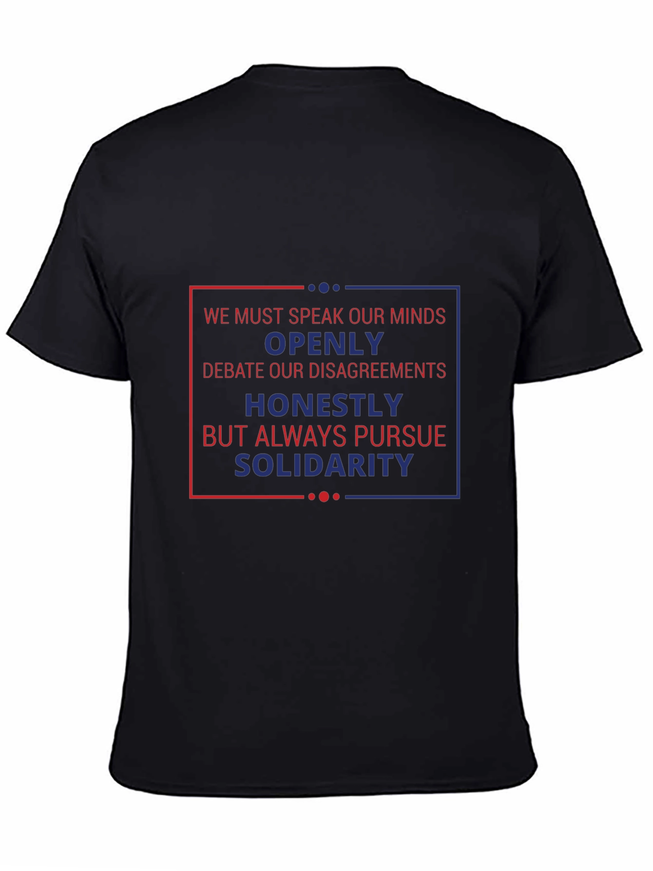 Speak Your Mind Graphic Tee - Black