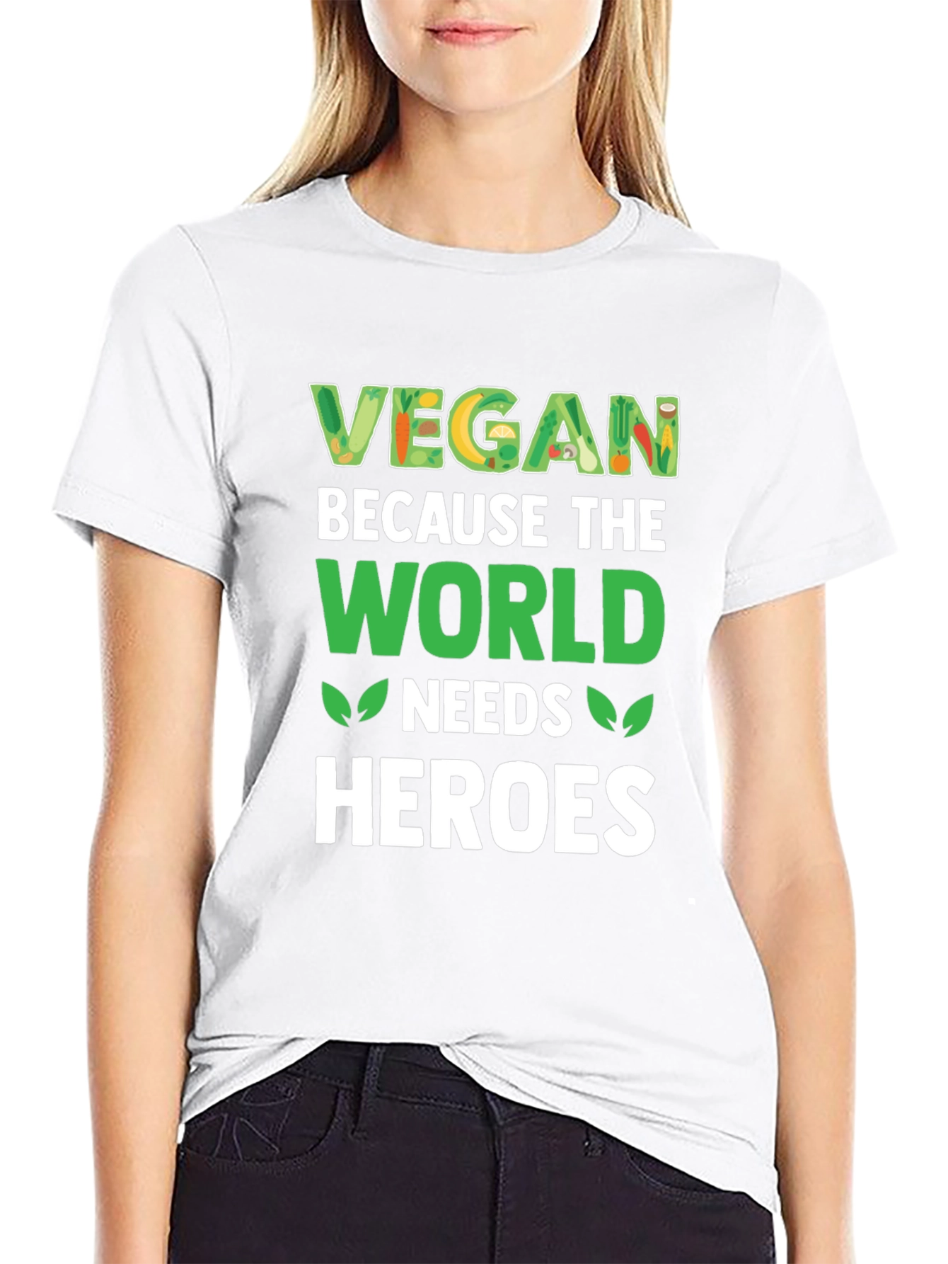 Vegan Heroes Graphic T-Shirt - Plant Based Lifestyle