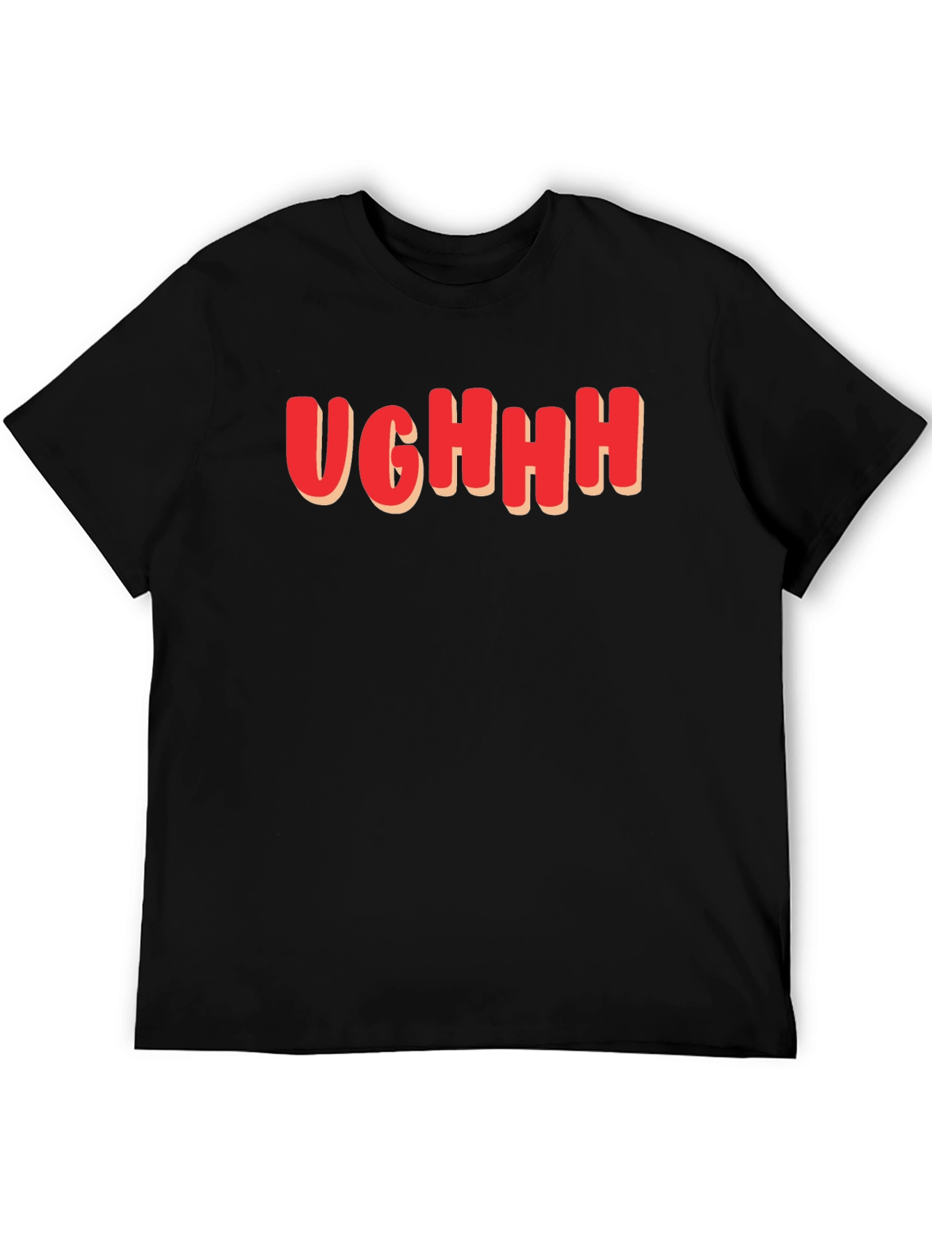 Ughhh Graphic Tee - Soft Cotton Blend