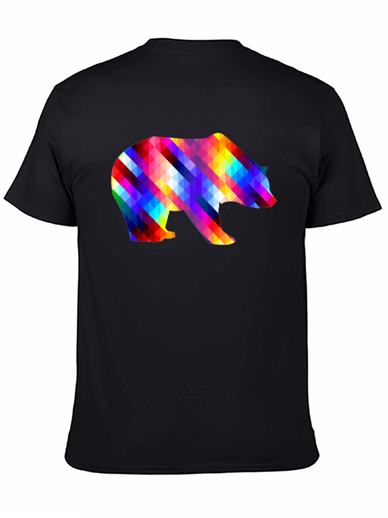 Colorful Geometric Bear T-Shirt