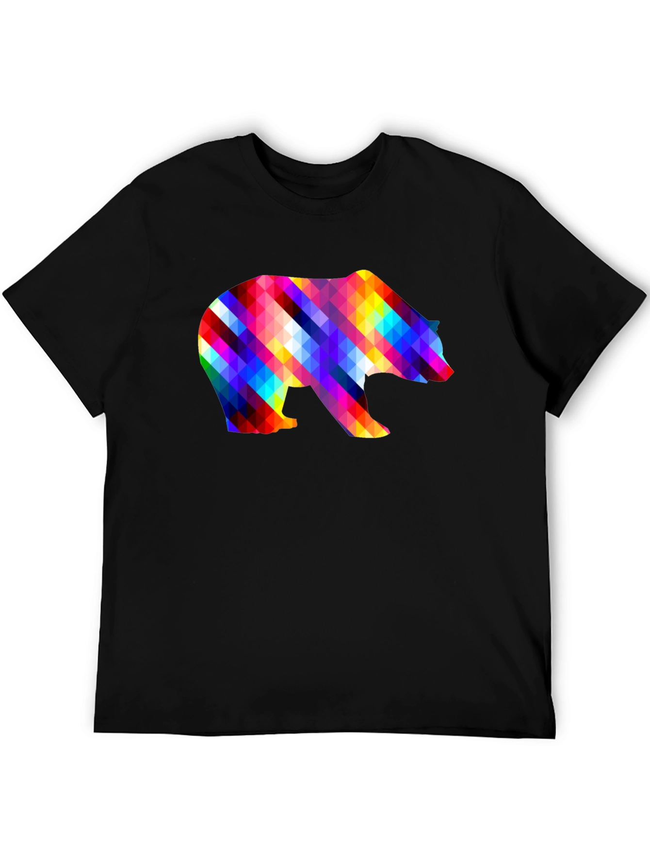 Colorful Geometric Bear T-Shirt