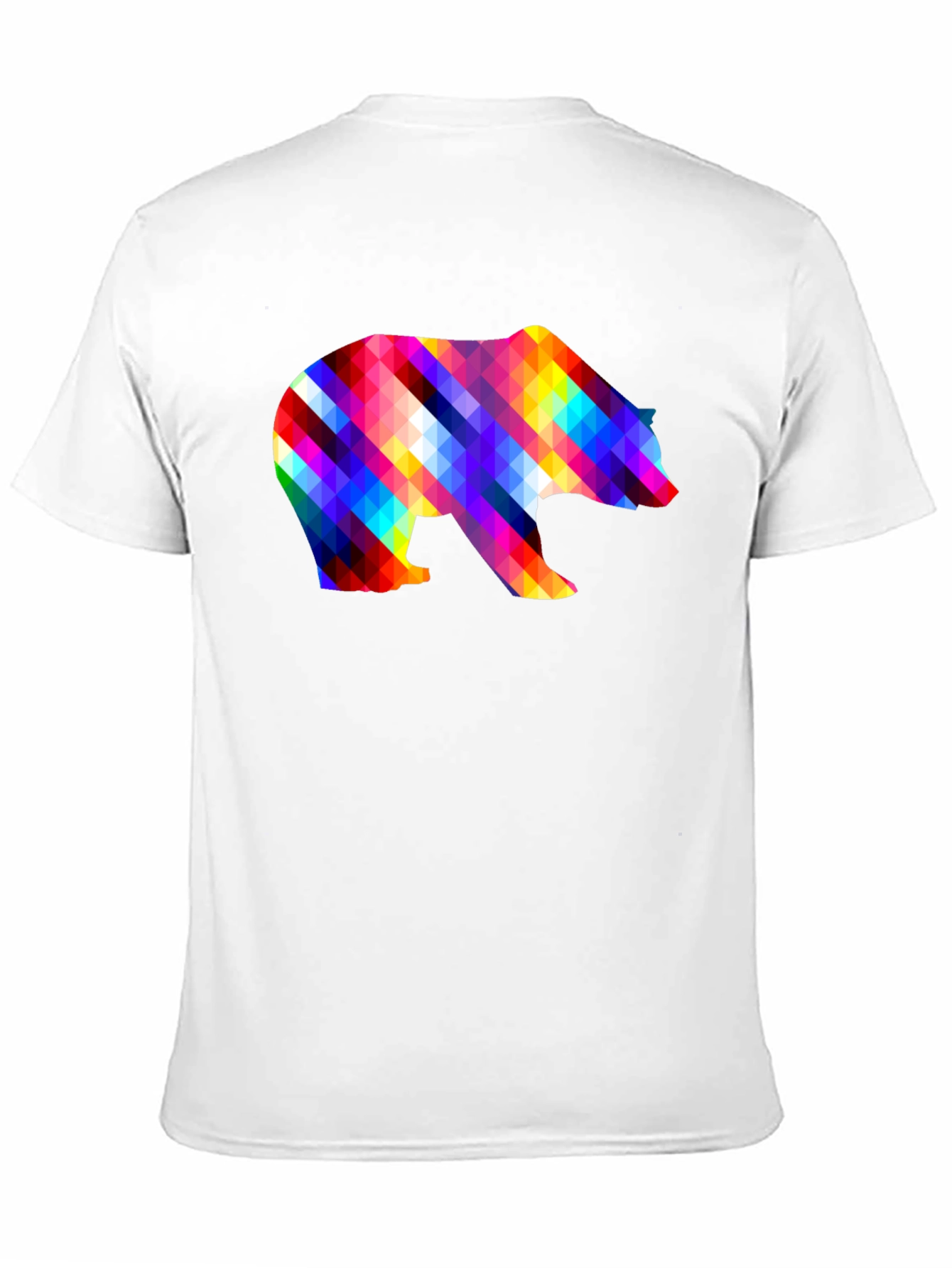 Colorful Geometric Bear T-Shirt