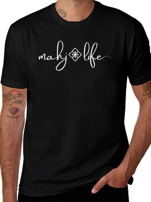 Mahj Life Graphic Tee - Casual Comfort T-Shirt