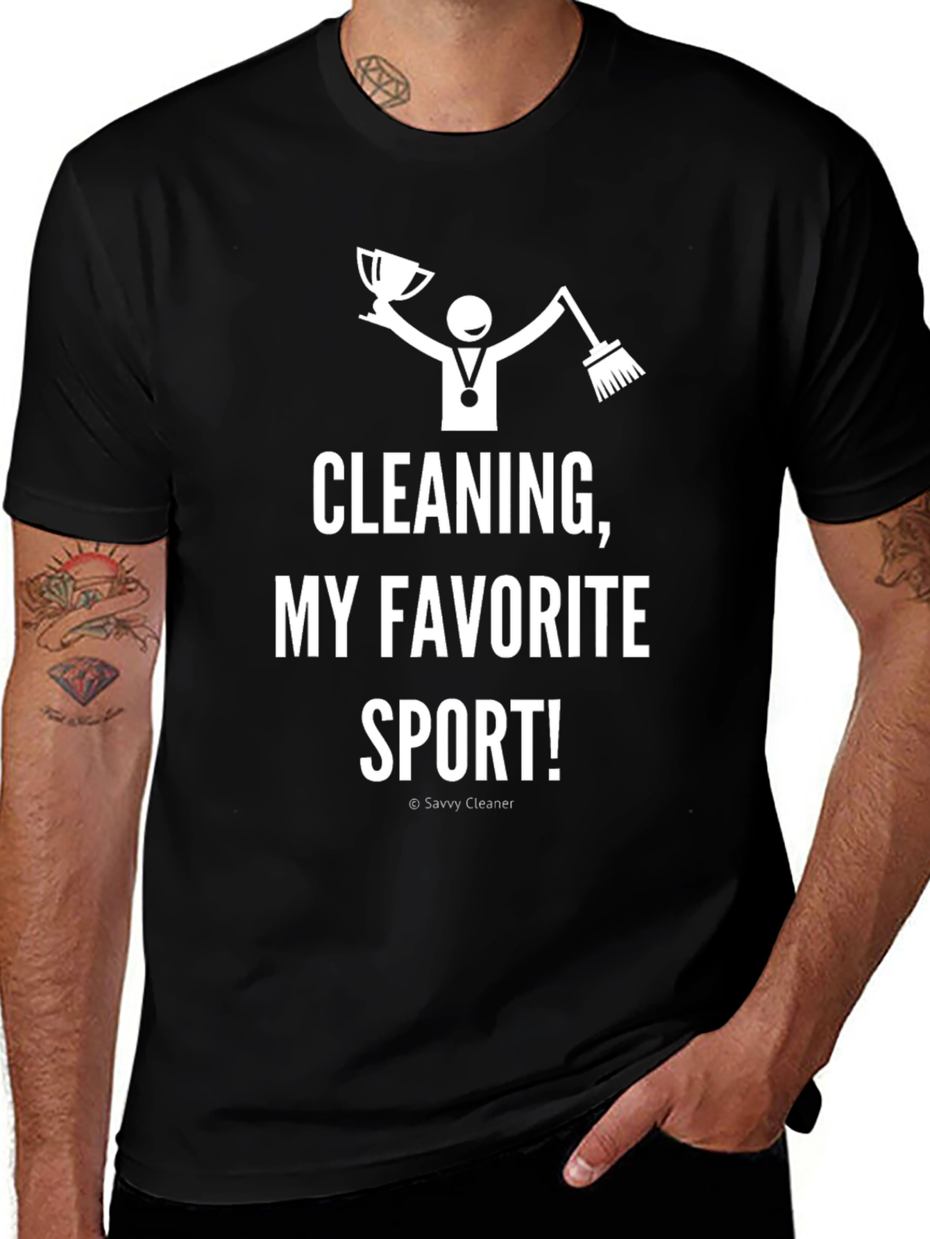 Cleaning is My Favorite Sport T-Shirt