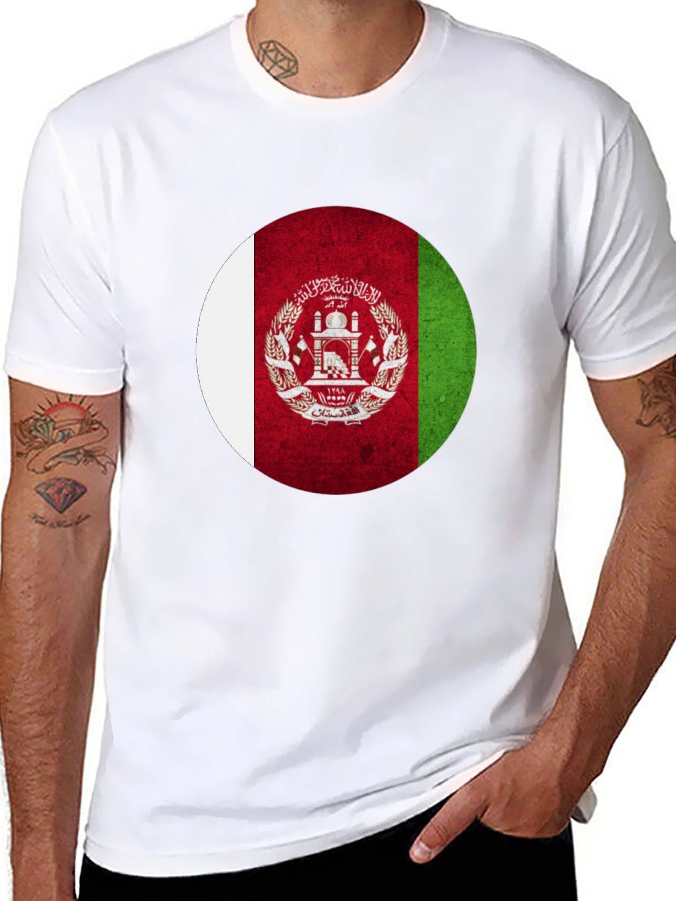 Afghanistan Flag T-Shirt - Patriotic Pride Tee