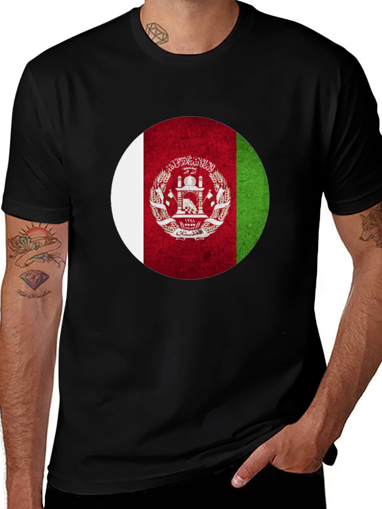 Afghanistan Flag T-Shirt - Patriotic Pride Tee