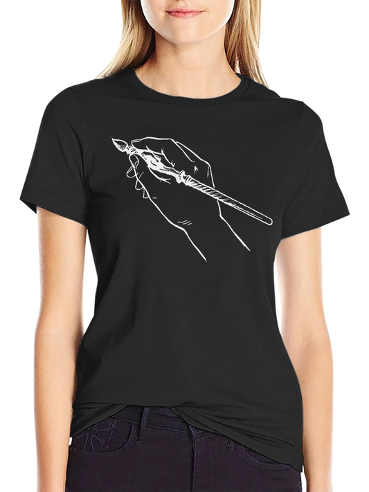 Unique Hand Drawn Pen Graphic Tee