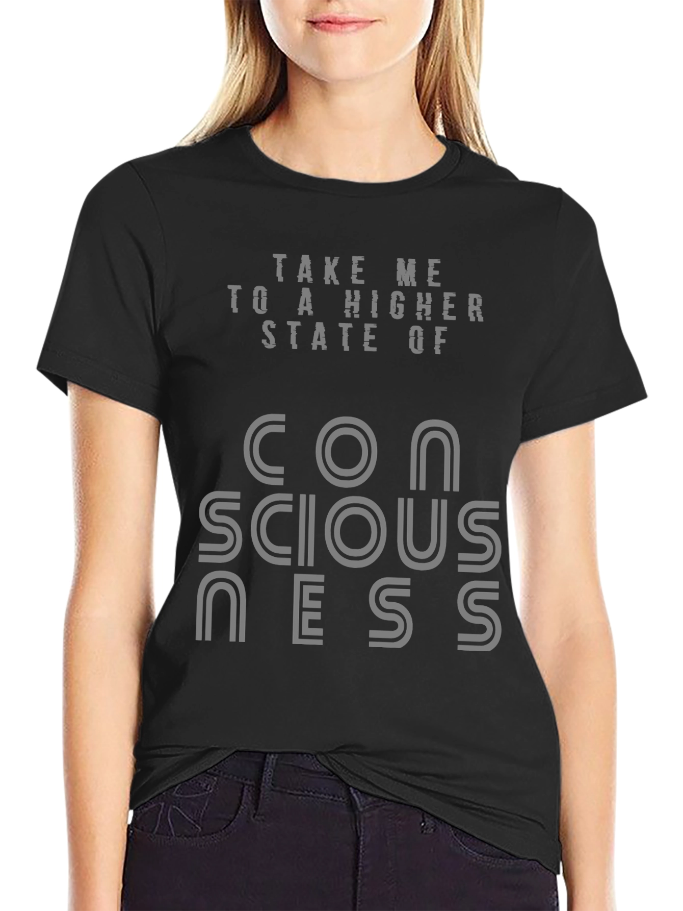 Consciousness Graphic Print Tee - Relaxed Fit