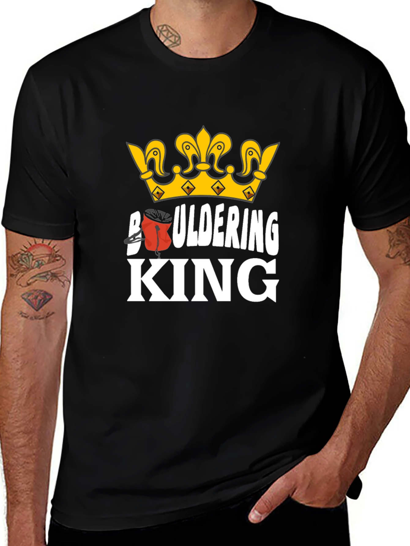 Bouldering King Graphic Tee
