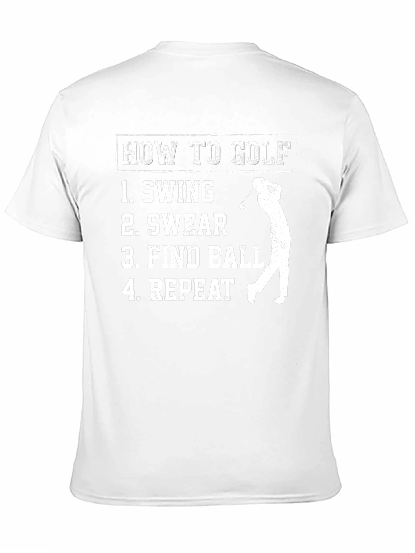 How to Golf Funny Graphic T-Shirt