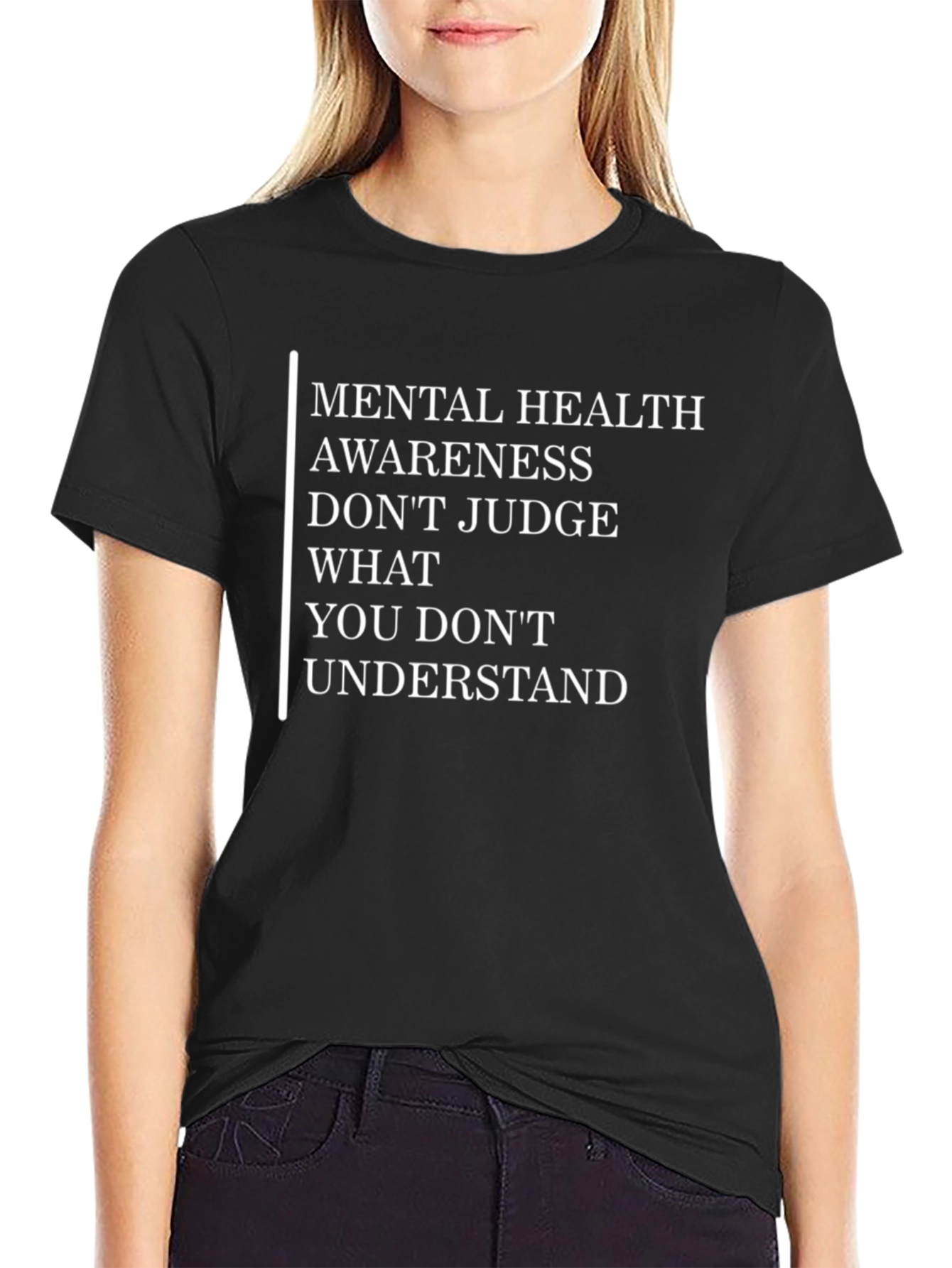 Mental Health Awareness T-Shirt - Dont Judge