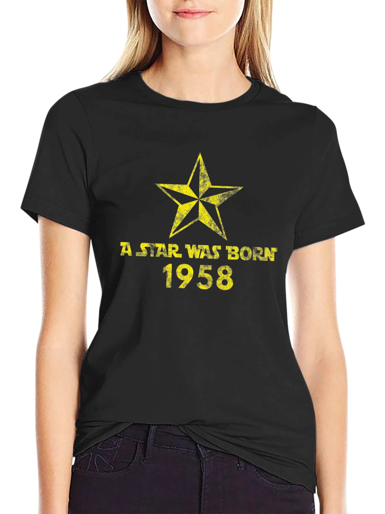 A Star Was Born 1958 Black T-Shirt