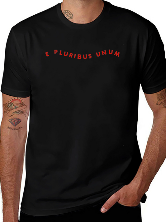 E Pluribus Unum Graphic Tee - Black