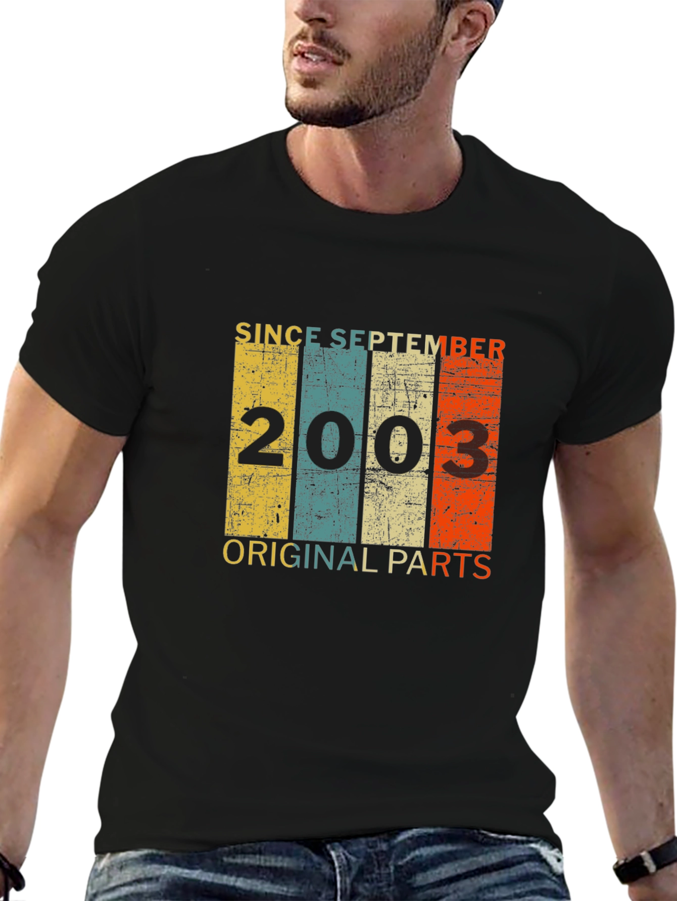 Since September 2003 T-Shirt Original Parts Birthday Gift