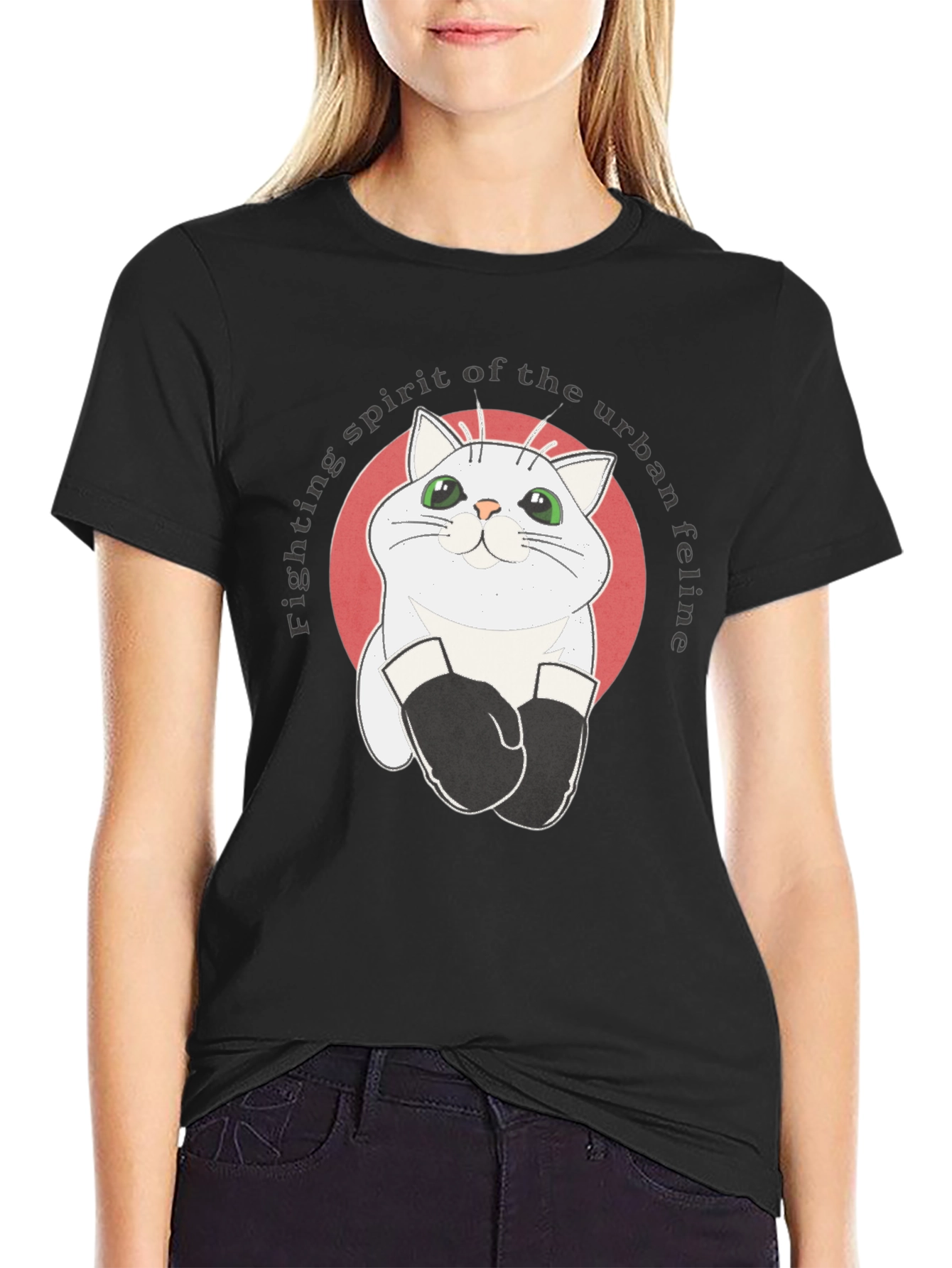 Urban Feline Boxer T-Shirt