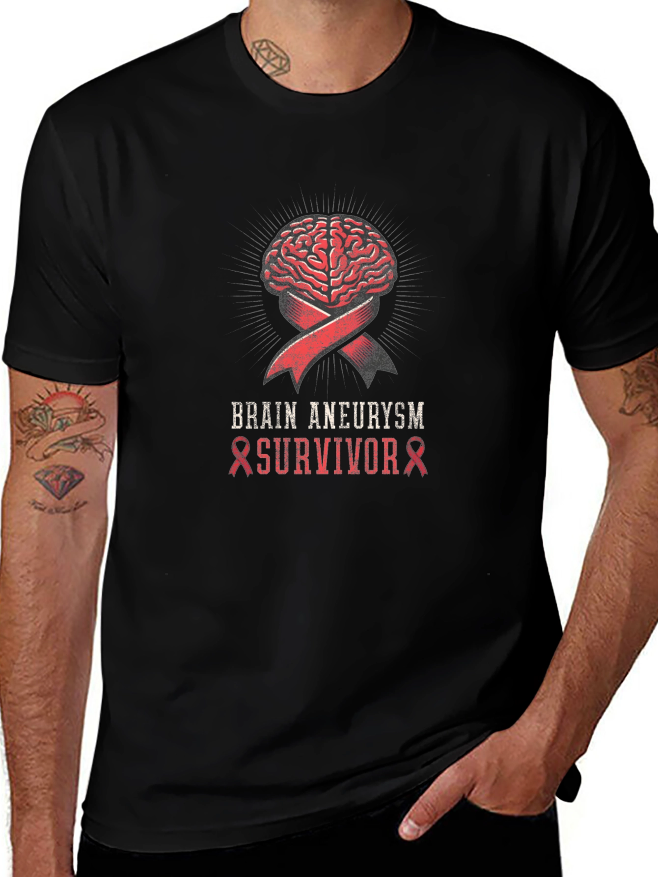 Brain Aneurysm Survivor T-Shirt Awareness