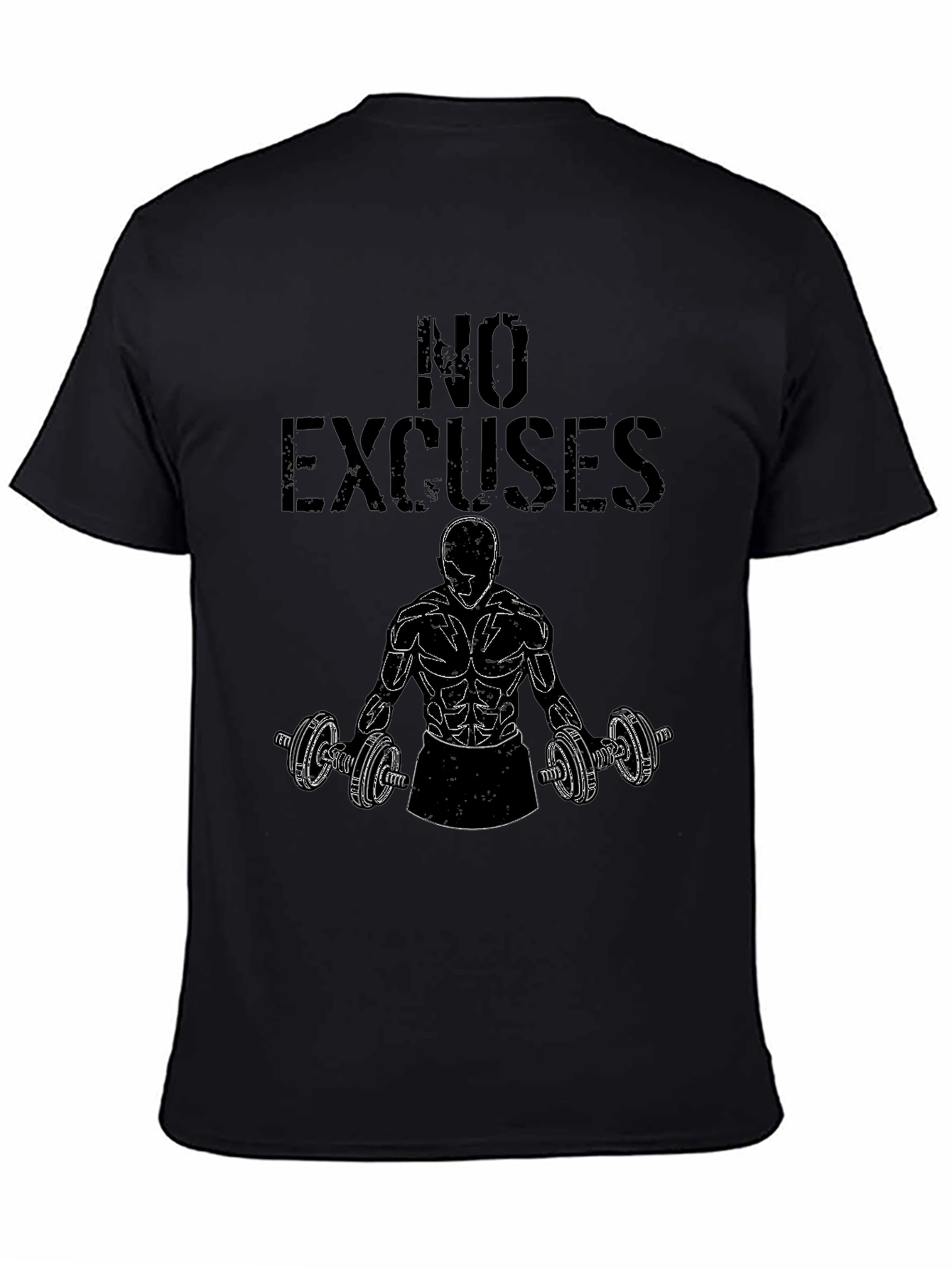 No Excuses Gym T-Shirt - Workout Motivation