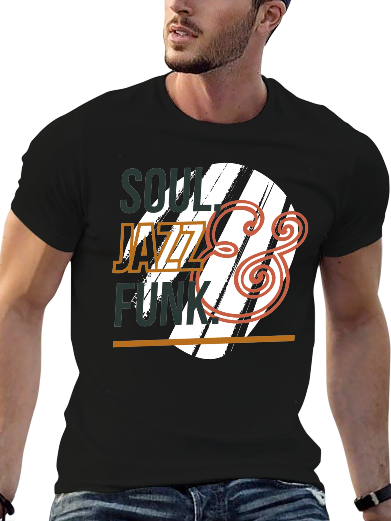 Soul Jazz Funk Graphic T-Shirt | Trendy Music Tee