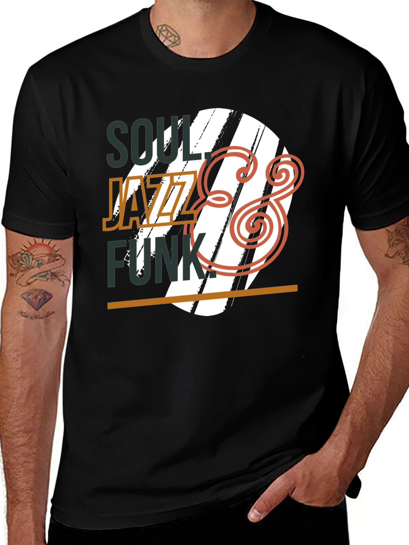 Soul Jazz Funk Graphic T-Shirt | Trendy Music Tee