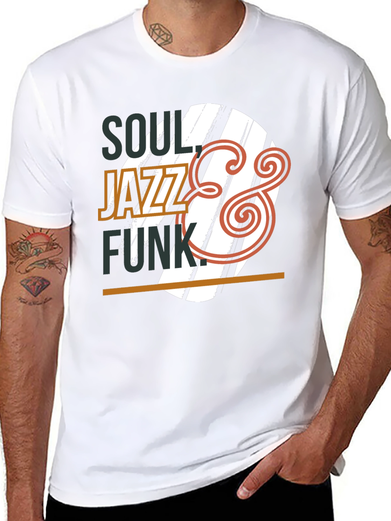 Soul Jazz Funk Graphic T-Shirt | Trendy Music Tee