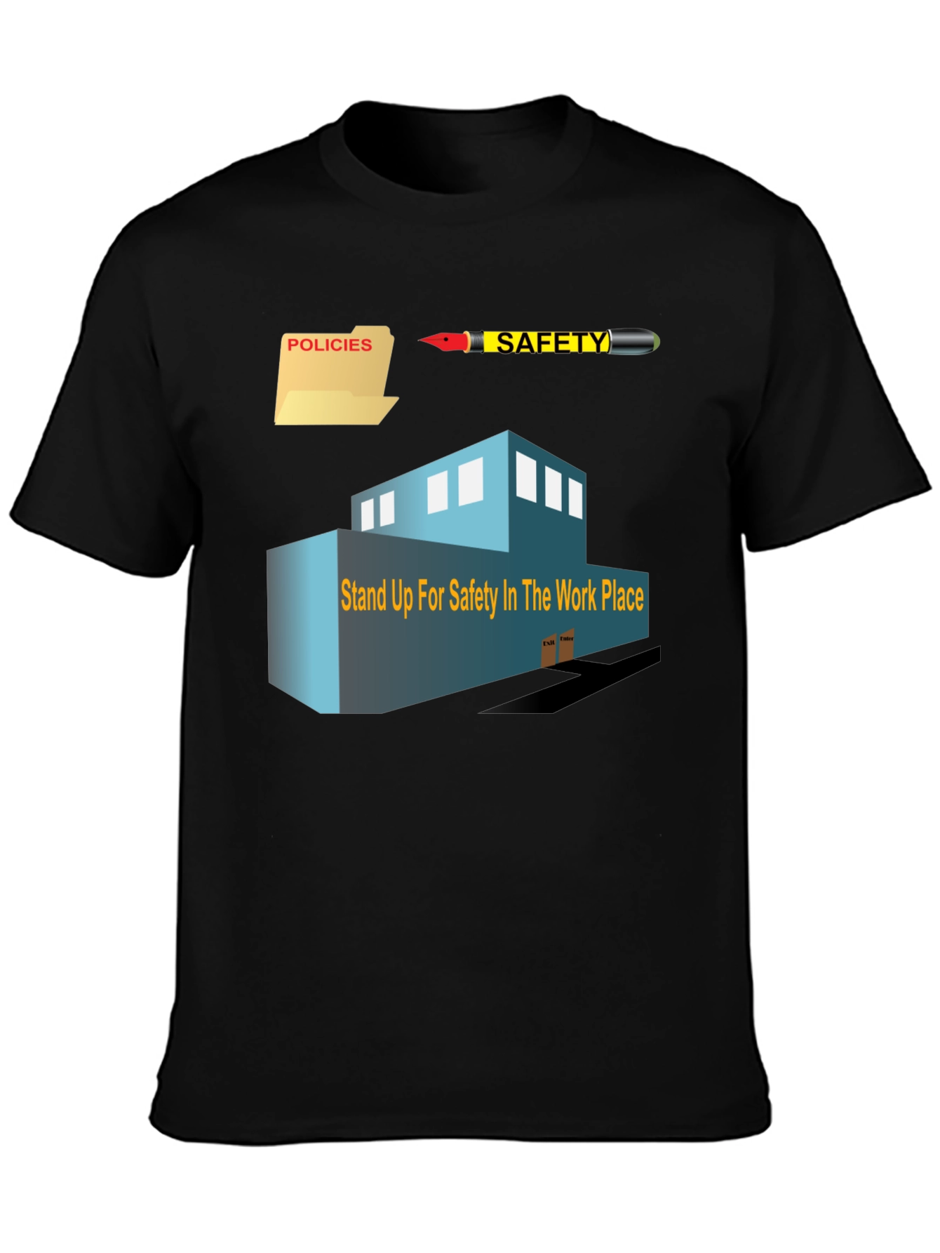 Safety in the Workplace Graphic T-Shirt