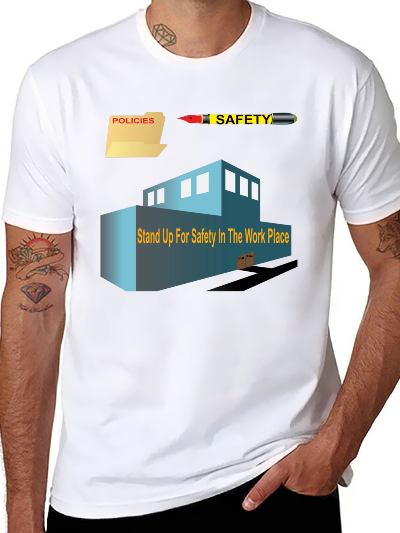 Safety in the Workplace Graphic T-Shirt