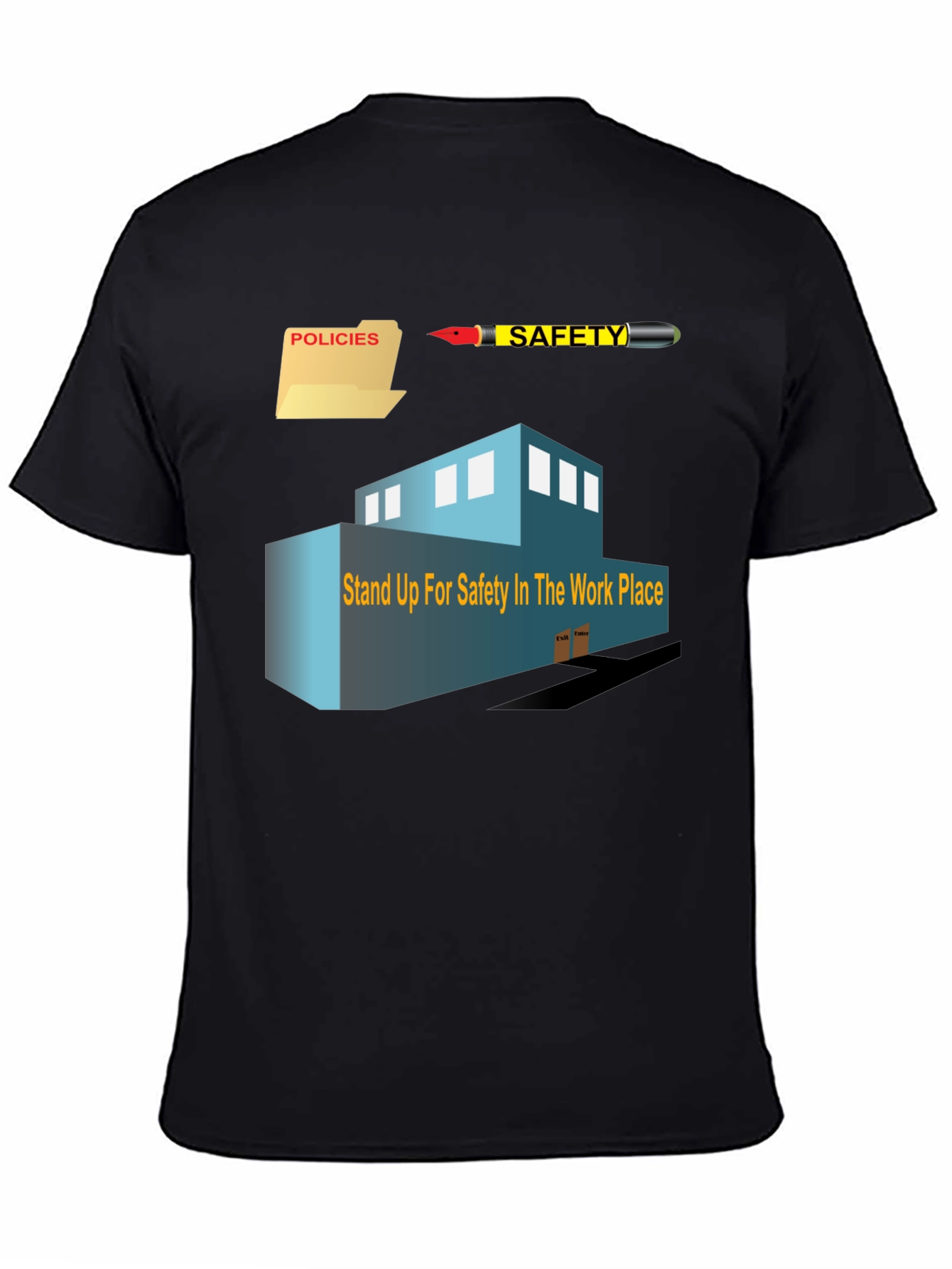 Safety in the Workplace Graphic T-Shirt