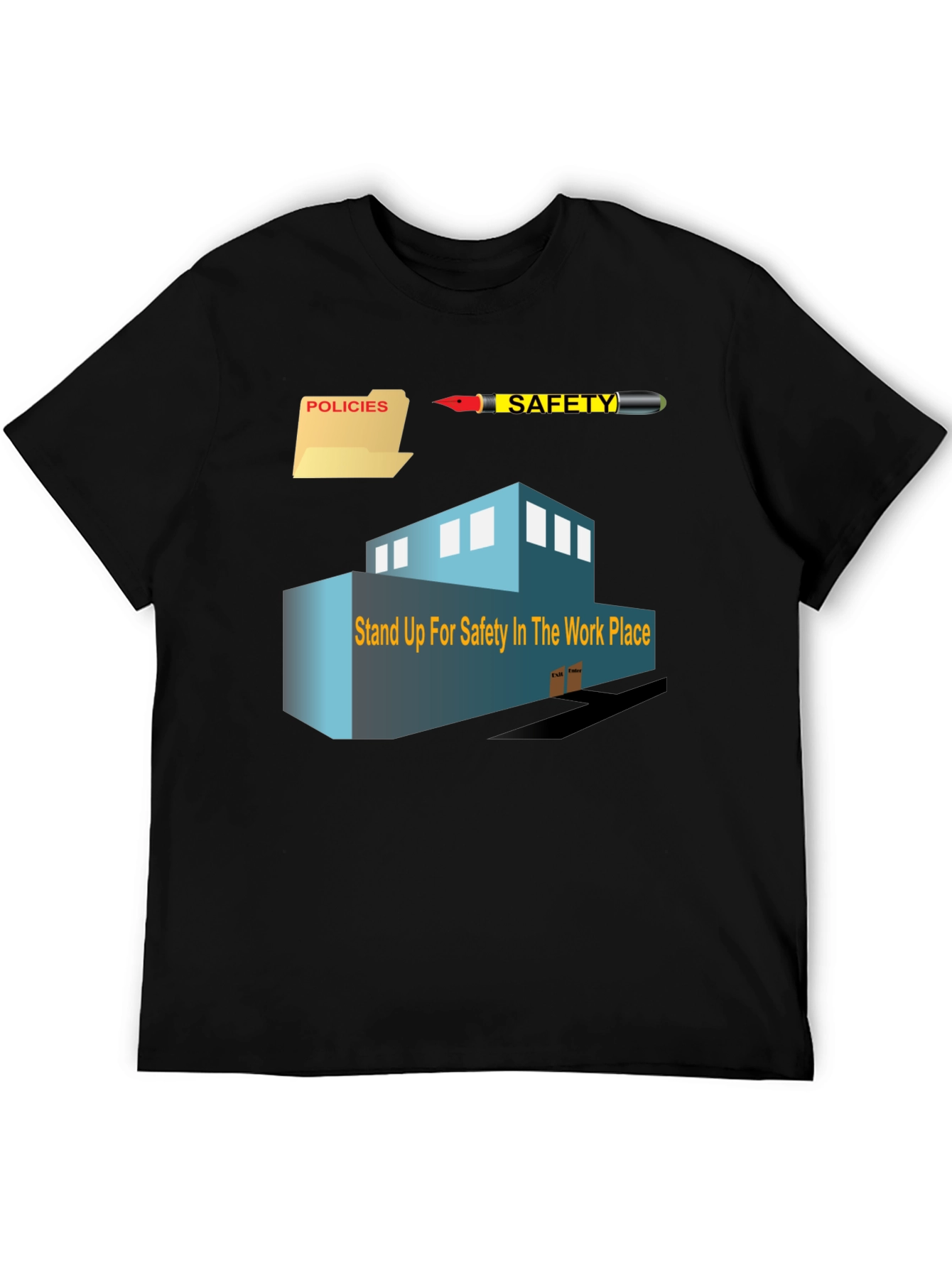 Safety in the Workplace Graphic T-Shirt