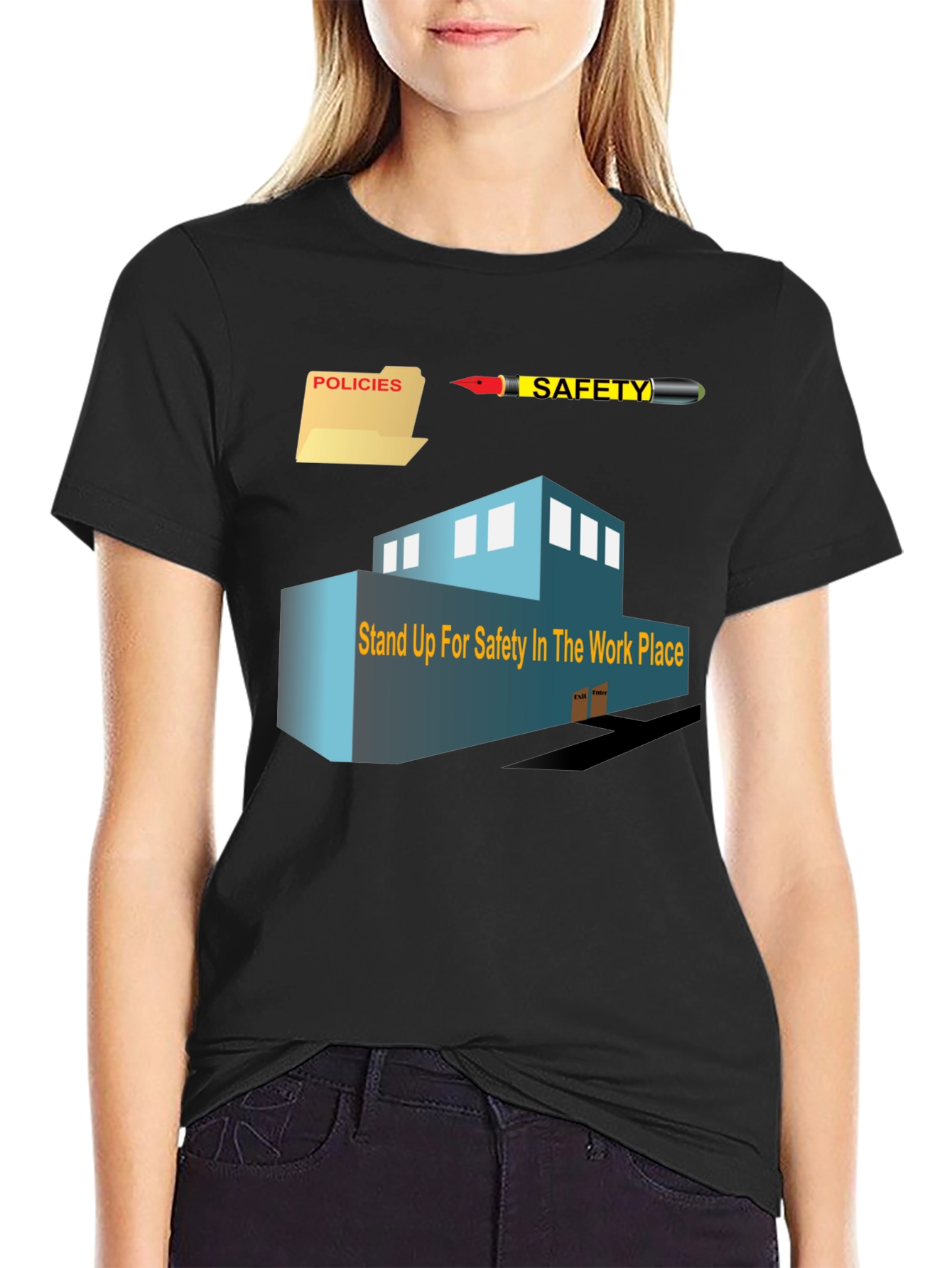 Safety in the Workplace Graphic T-Shirt