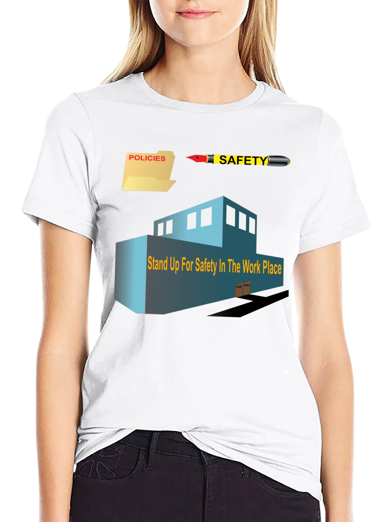 Safety in the Workplace Graphic T-Shirt