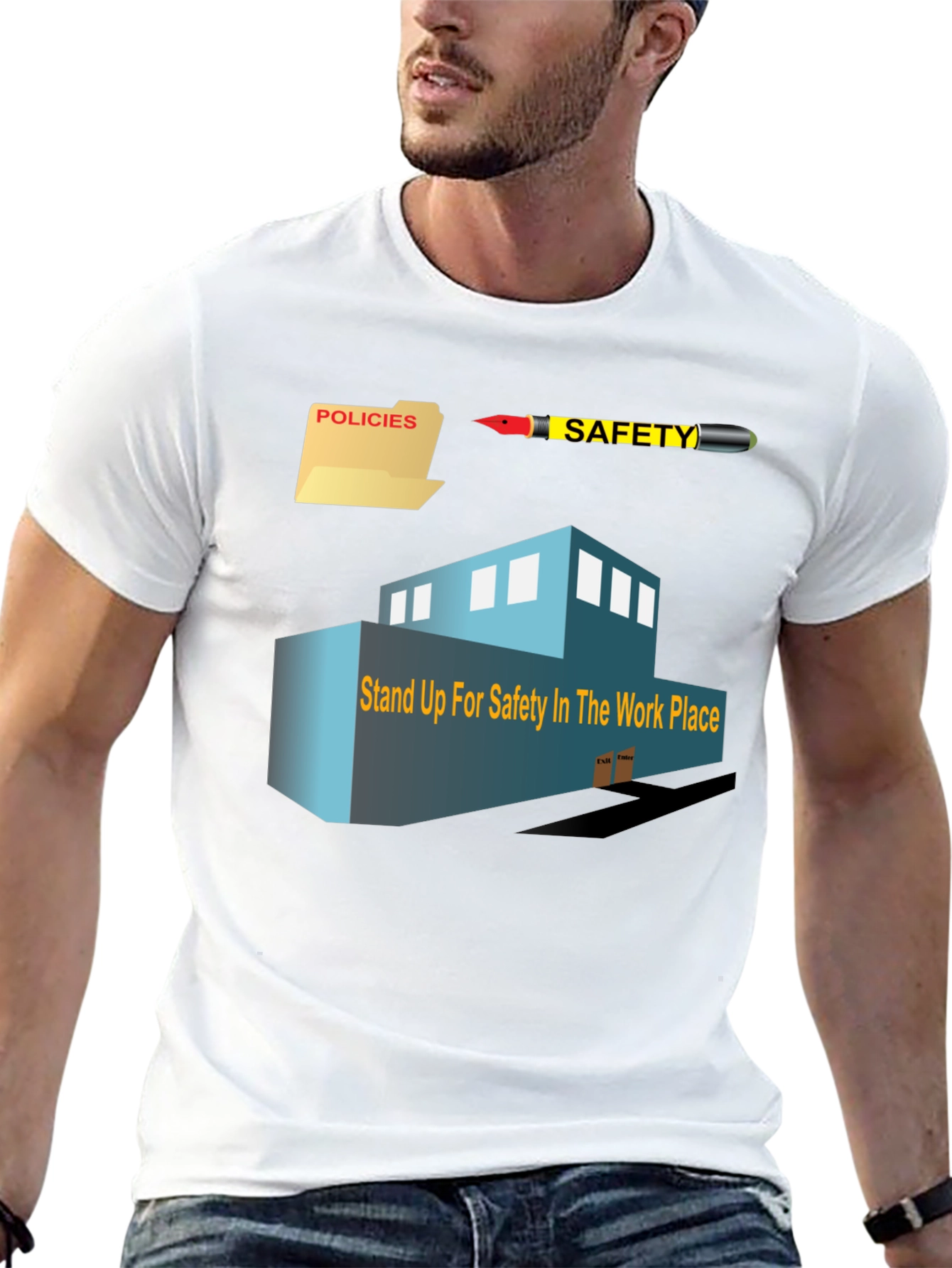 Safety in the Workplace Graphic T-Shirt