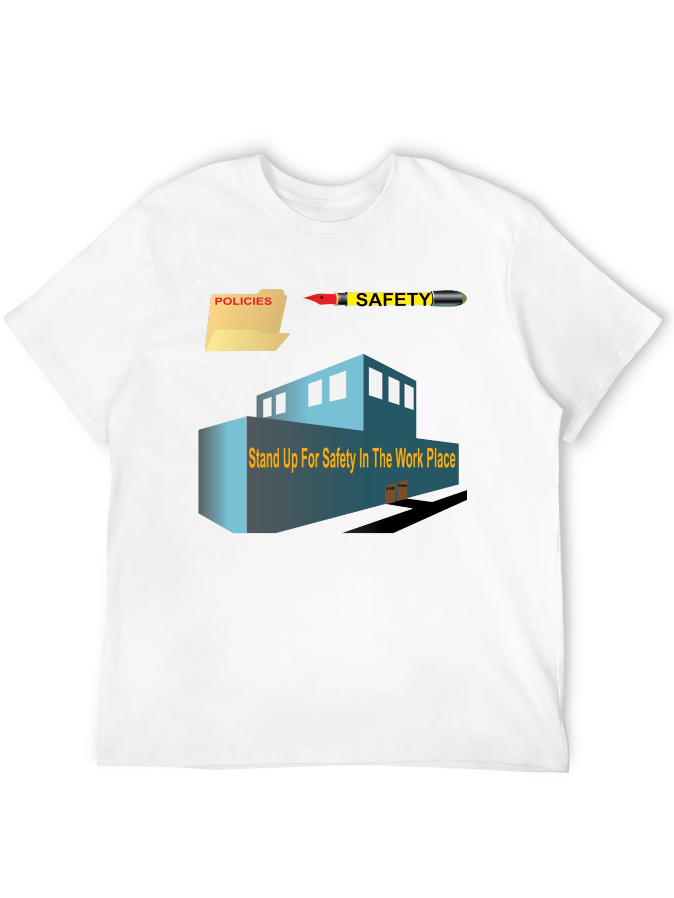 Safety in the Workplace Graphic T-Shirt