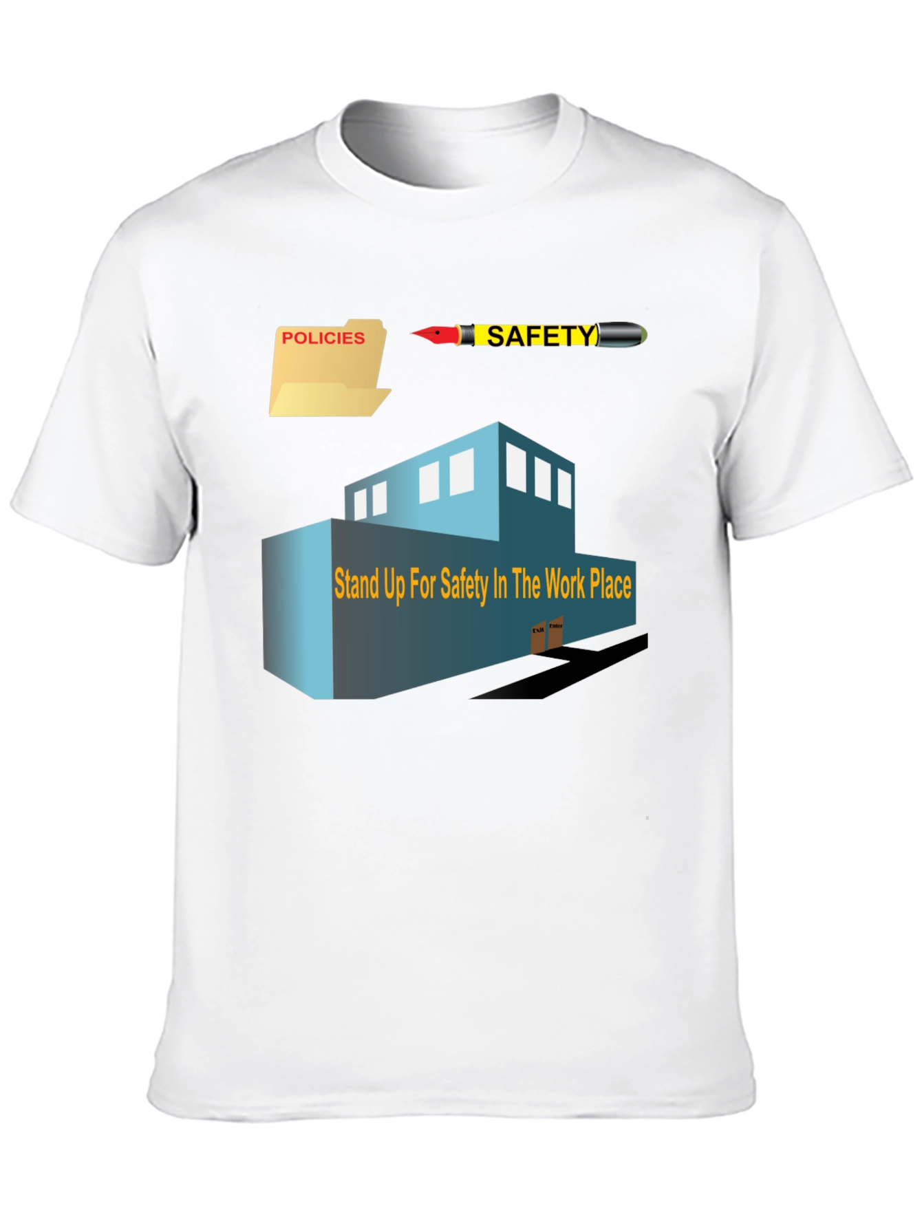 Safety in the Workplace Graphic T-Shirt