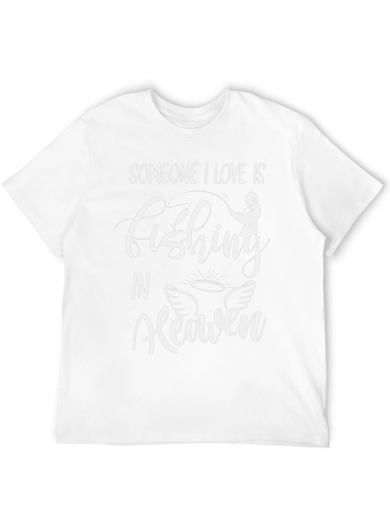 Fishing In Heaven Memorial T-Shirt