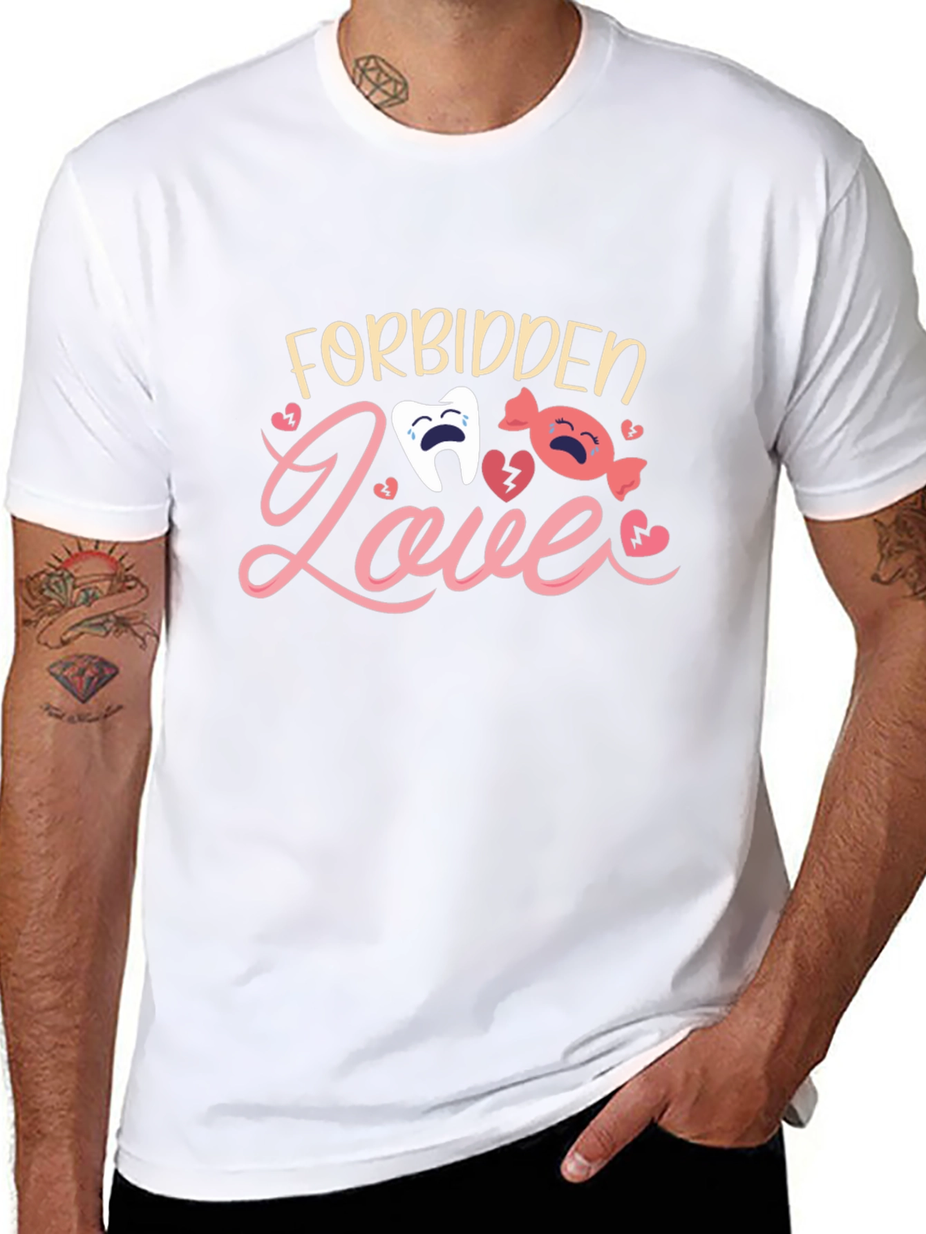 Forbidden Love Dental Humor Graphic Tee