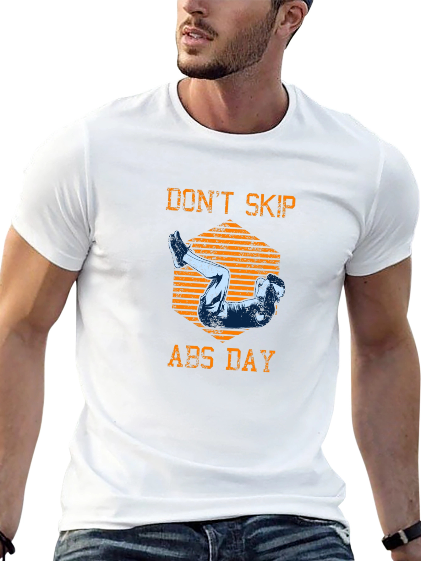 Dont Skip Abs Day Graphic T-Shirt
