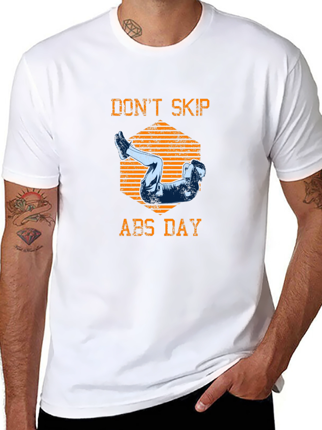 Dont Skip Abs Day Graphic T-Shirt