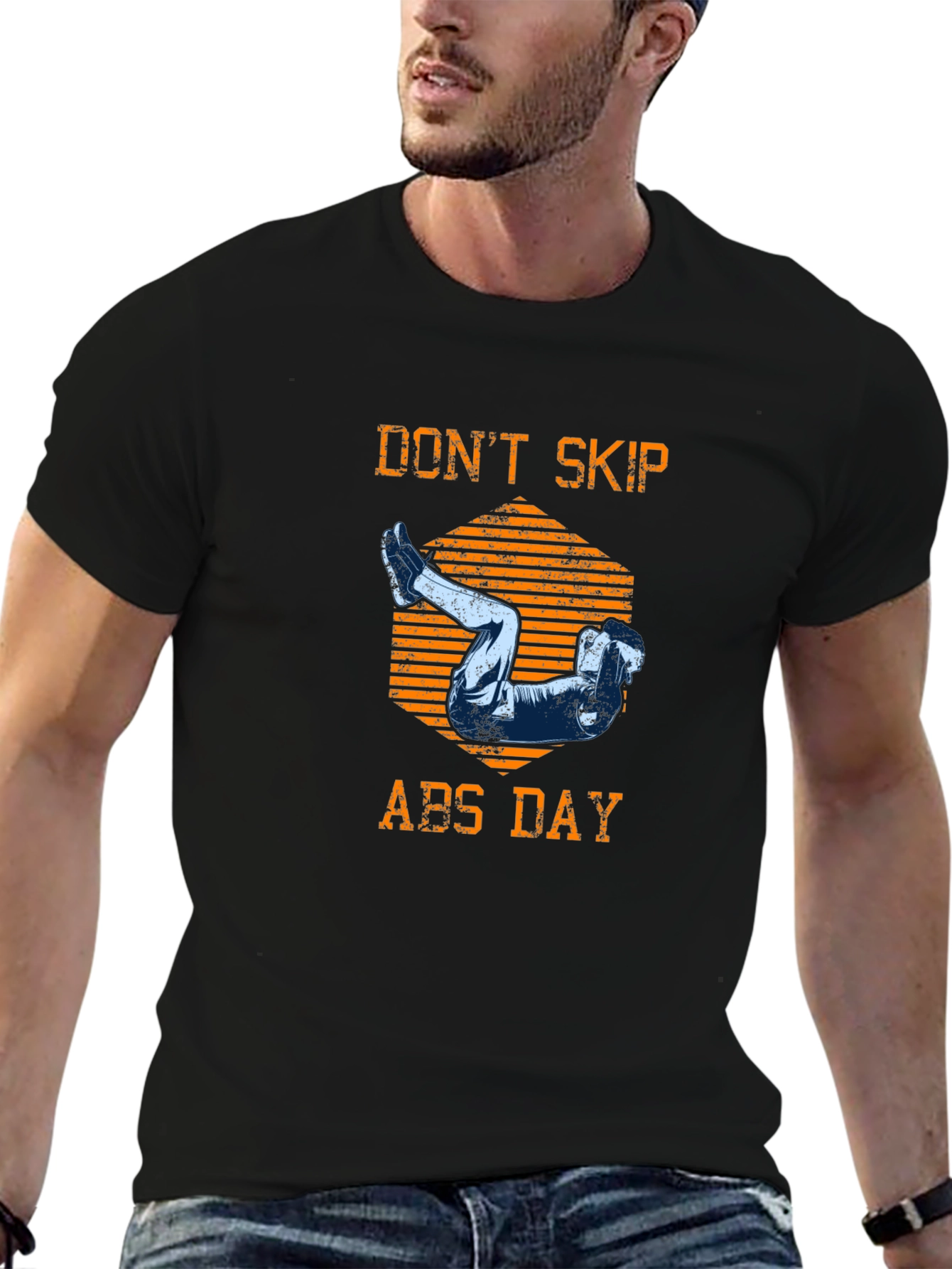 Dont Skip Abs Day Graphic T-Shirt