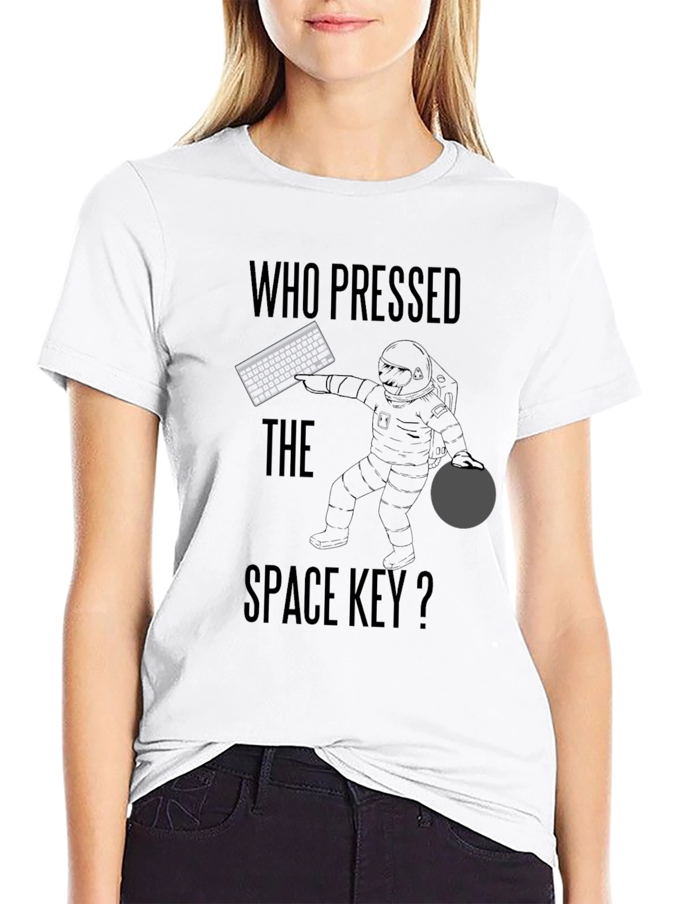 Who Pressed the Space Key? T-Shirt