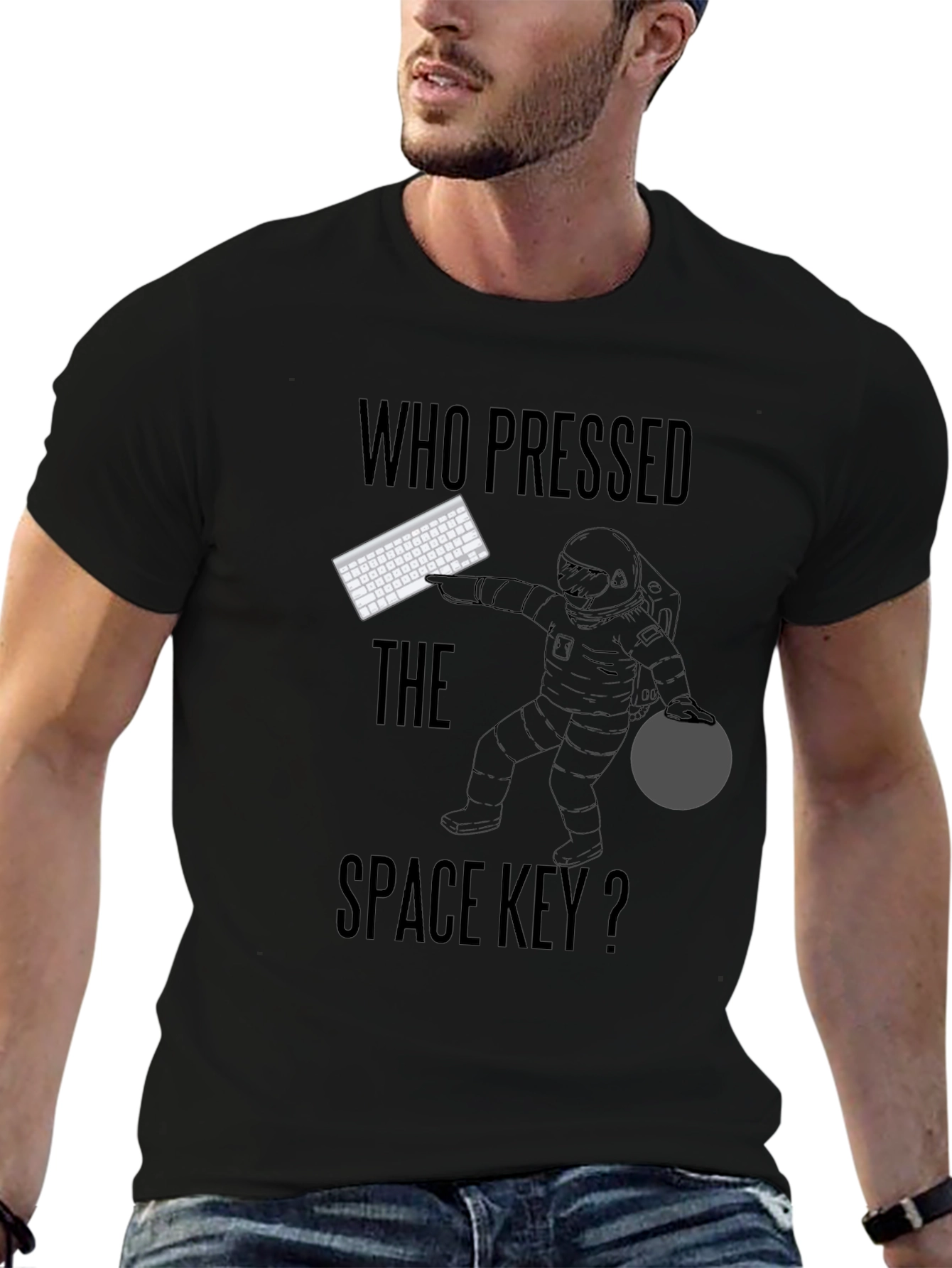 Who Pressed the Space Key? T-Shirt