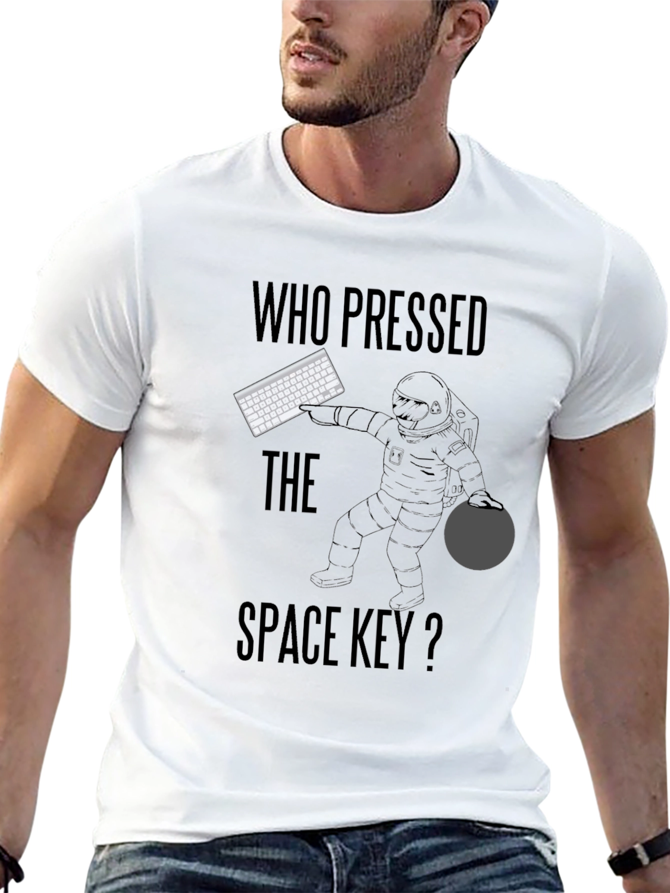 Who Pressed the Space Key? T-Shirt