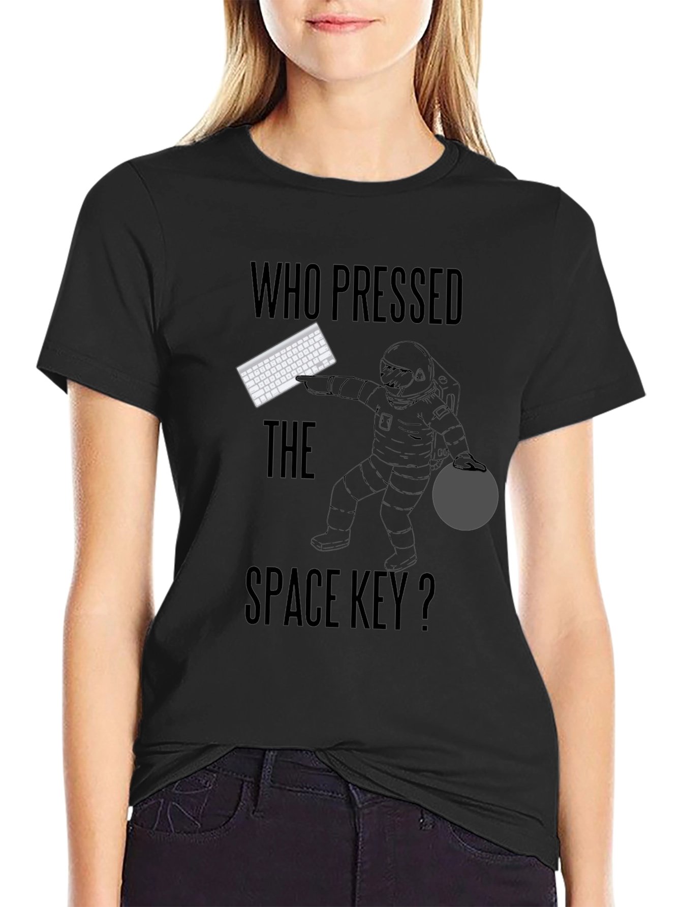 Who Pressed the Space Key? T-Shirt